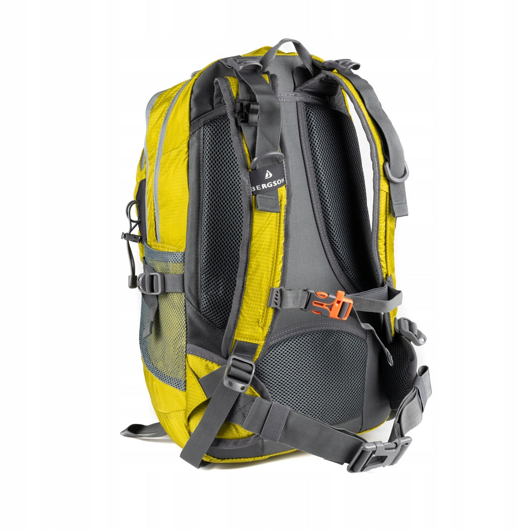 Hiking backpack Bergson FLORO Yellow Mustard 28L Brand Bergson