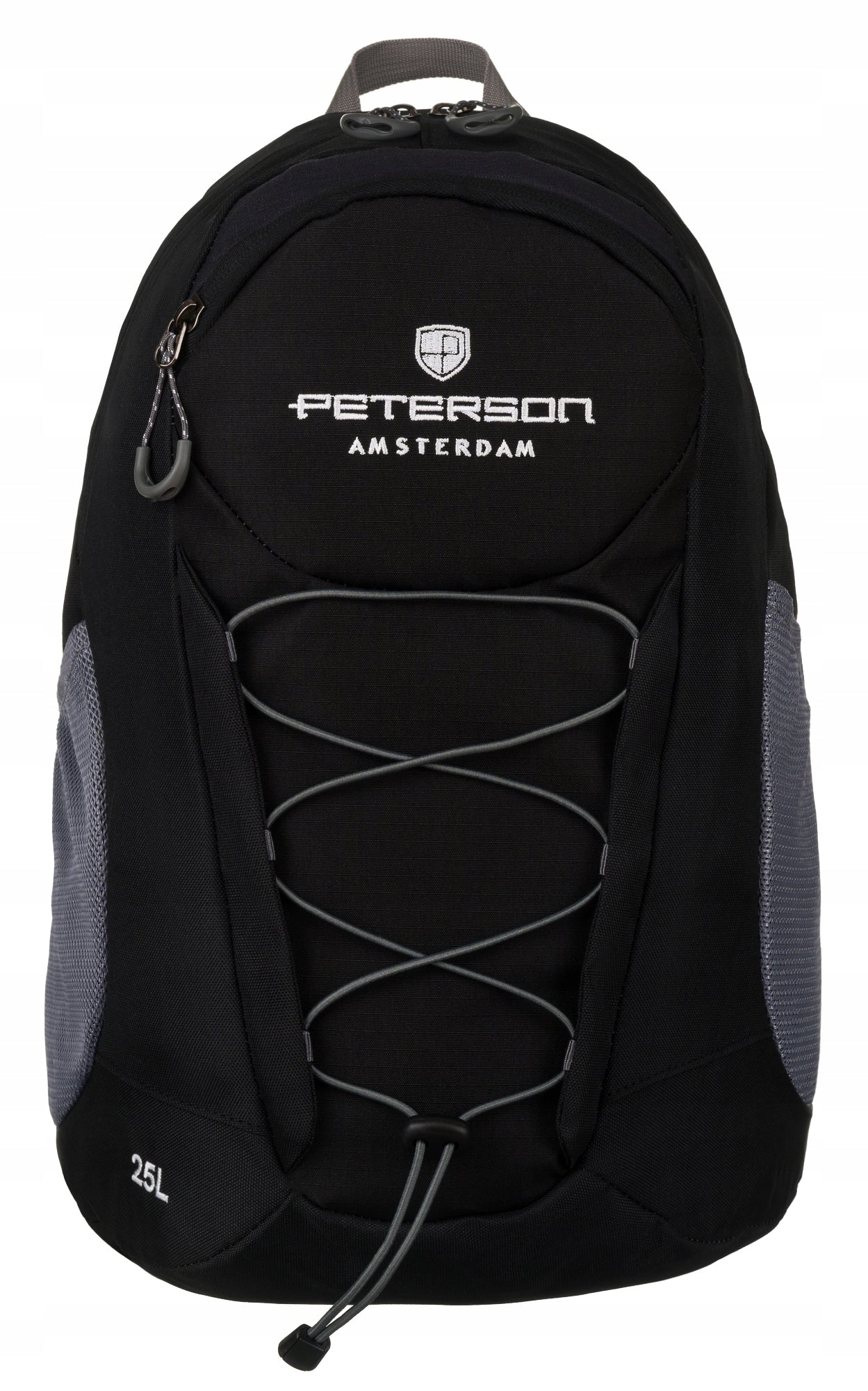Hiking backpack PETERSON small trekking bike outdoor 25L comfortable Manufacturer code PTN JPS-03-8504 BLAC