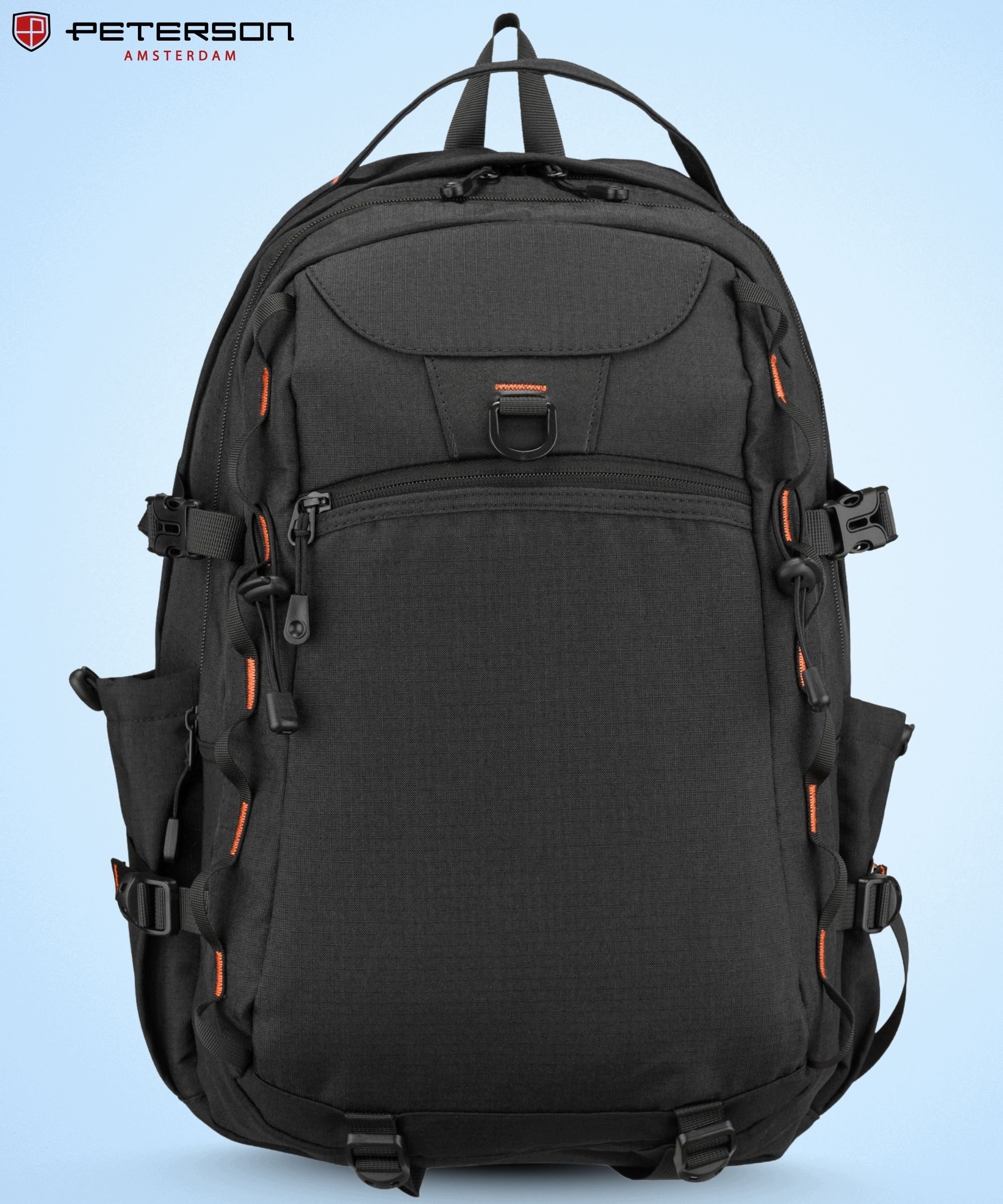 Hiking backpack Peterson PTN JPSP-01-4972-BLA 20-40 l black Brand Peterson