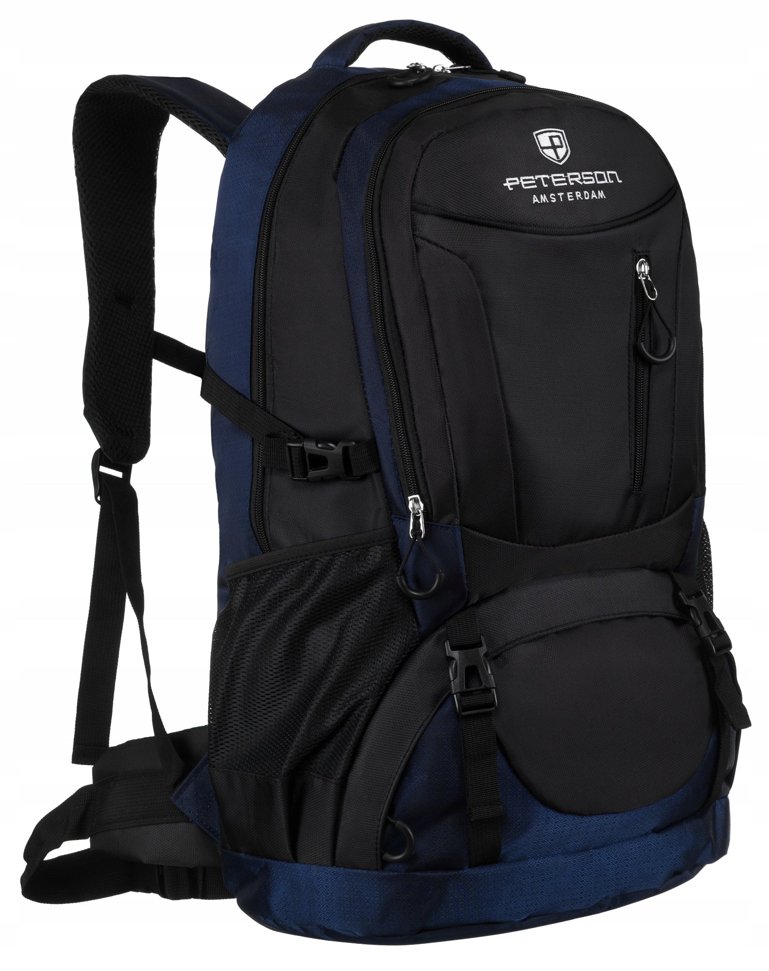 Hiking backpack Peterson PTN PWY-01-6249 NAVY 41-60 l blue