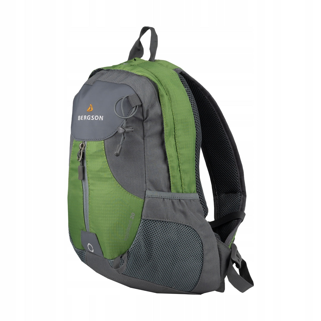 Hiking backpack green bergson OPPLAND 20L Color green