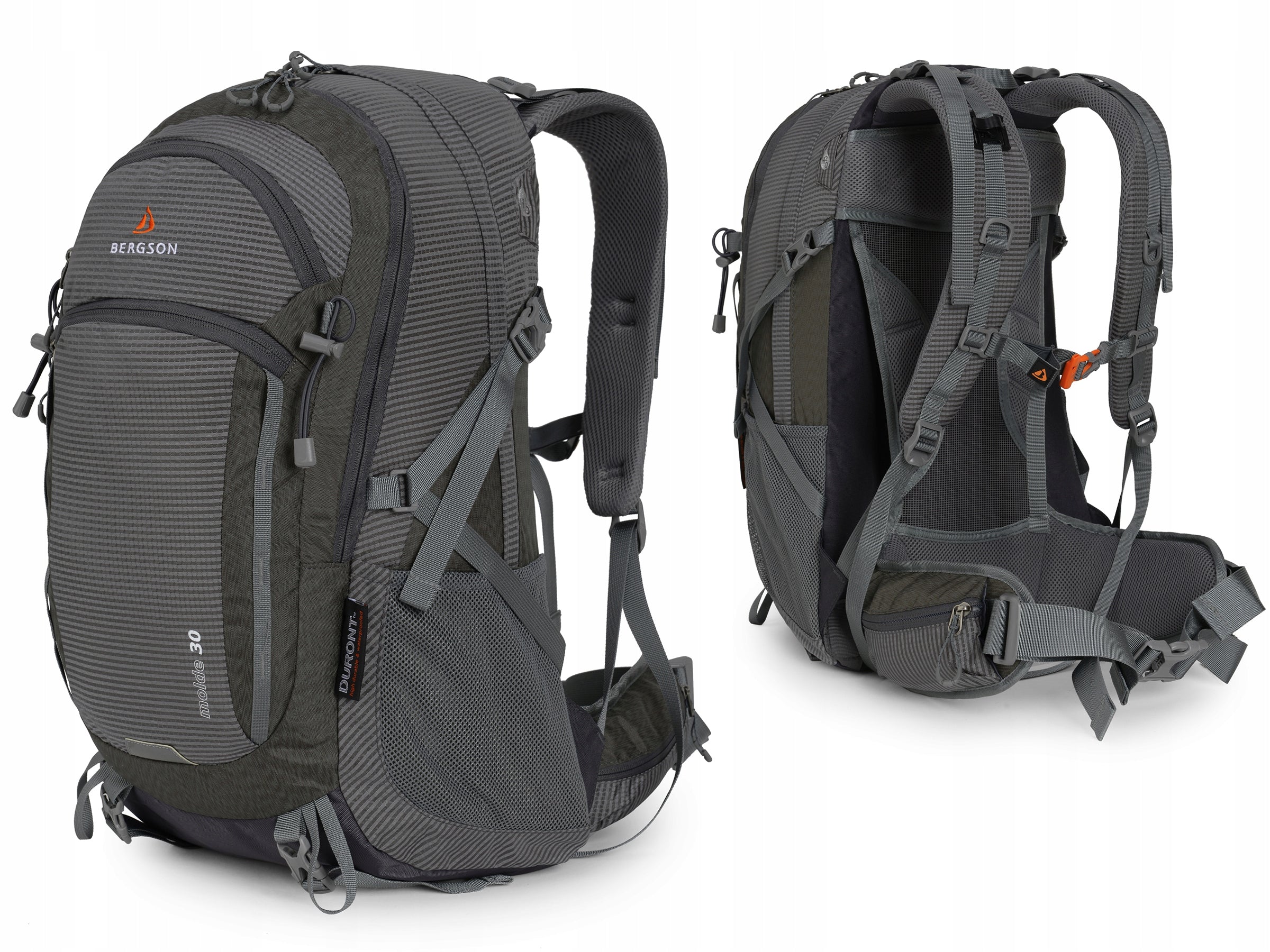 Hiking backpack grey Bergson Molde 30L Packaging status original