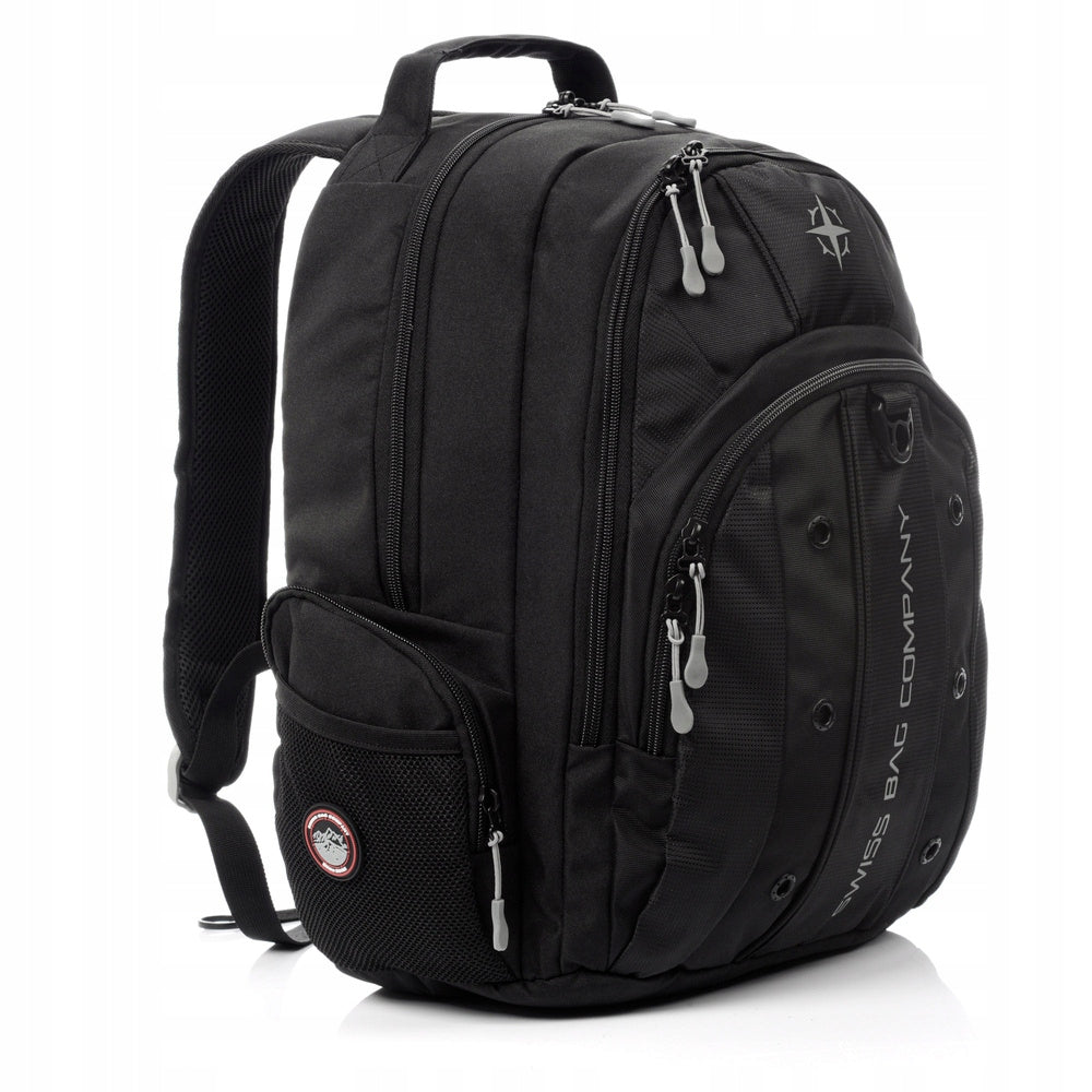 Hiking backpack mountain travel large sports SwissBag 35 l Color black