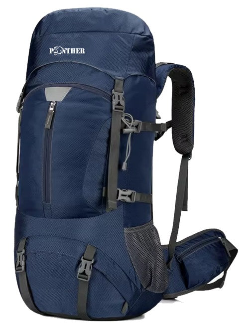 Hiking backpack mountain trekking 60L + Panther cover