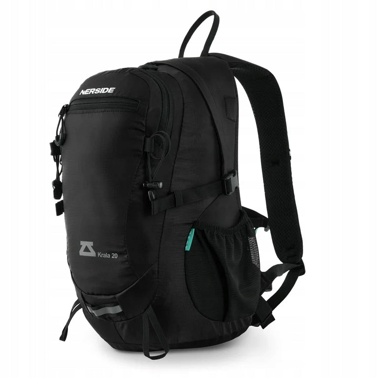 Hiking backpack small 20L city for laptop men's women black Krala