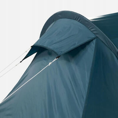 Hiking camping tent Quechua MH100 XXL 4 persons easy installation Color blue