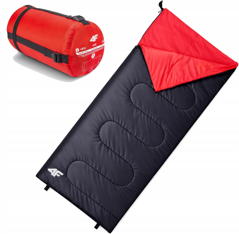 Hiking sleeping bag duvet 4F SLBU009 black 75x190 cm Packaging status original