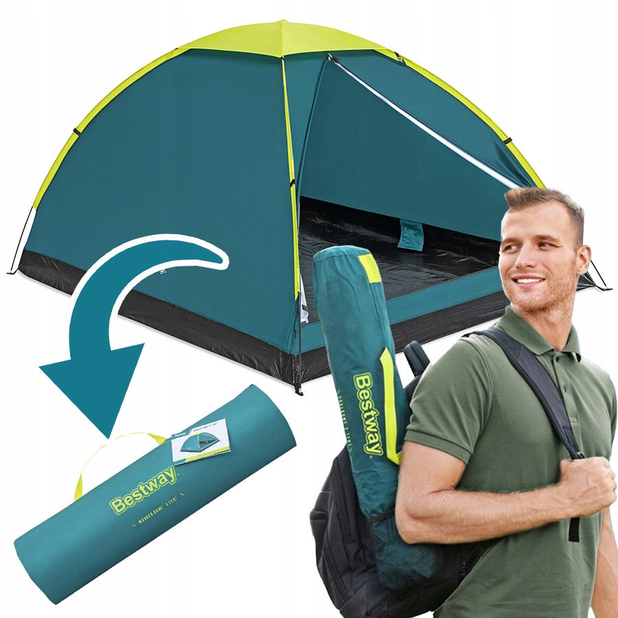Hiking tent 4 persons large 200x240 mosquito net bag Bestway 68143 Waterproofness 1500 mm