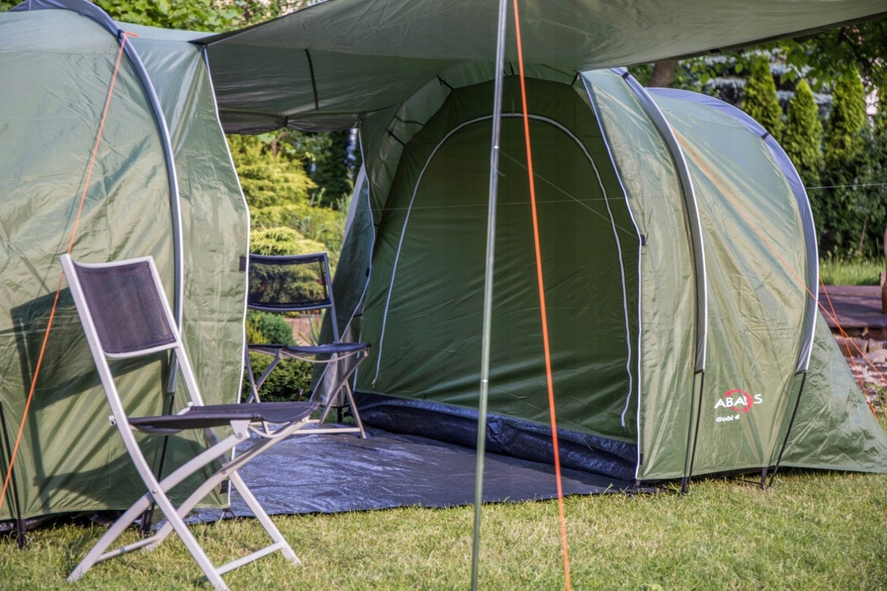 Hiking tent GREY-GREEN 8-person tropical waterproof GOBI- 8A Model GOBI-8 A