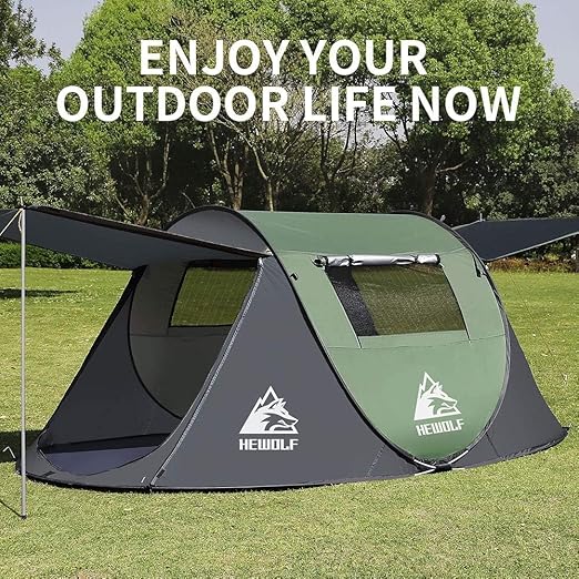 Hiking tent Hewolf HW-Z1766S 3-4-person XL UV protection 280x200 x120 Manufacturer code 750749226710