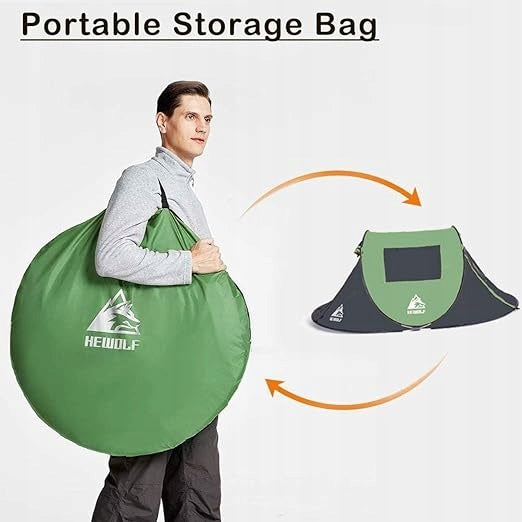 Hiking tent Hewolf HW-Z1766S 3-4-person XL UV protection 280x200 x120 Packaging status original