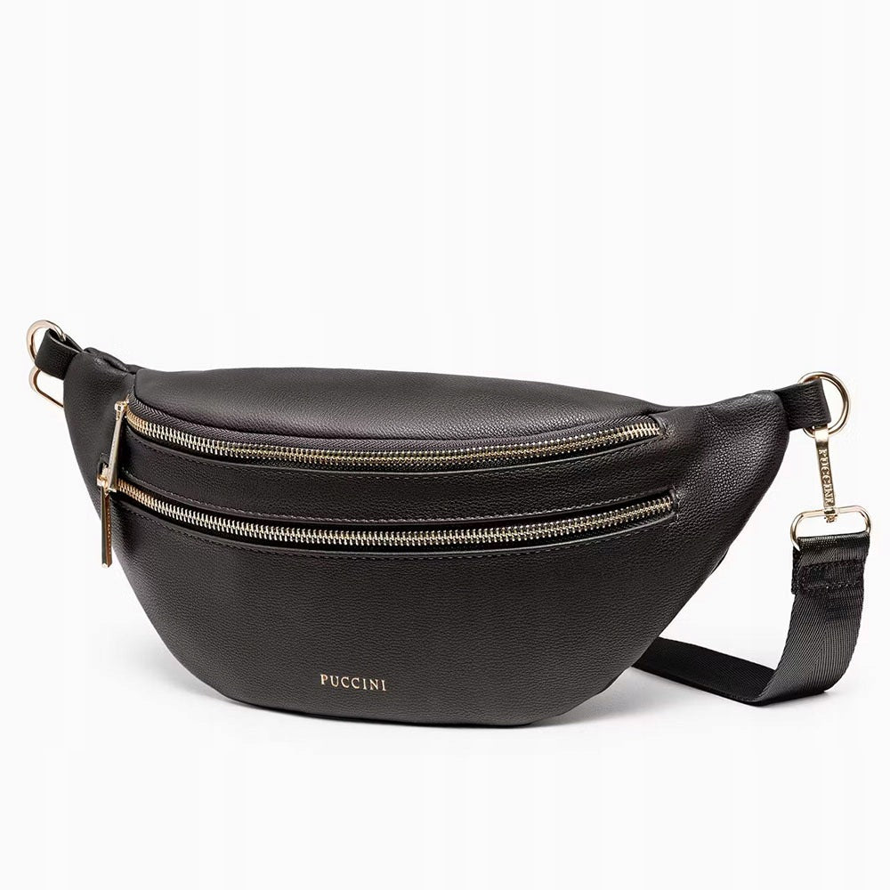 Hip bag / bum bag women's PUCCINI FASHION TM252-1 Black Brand PUCCINI