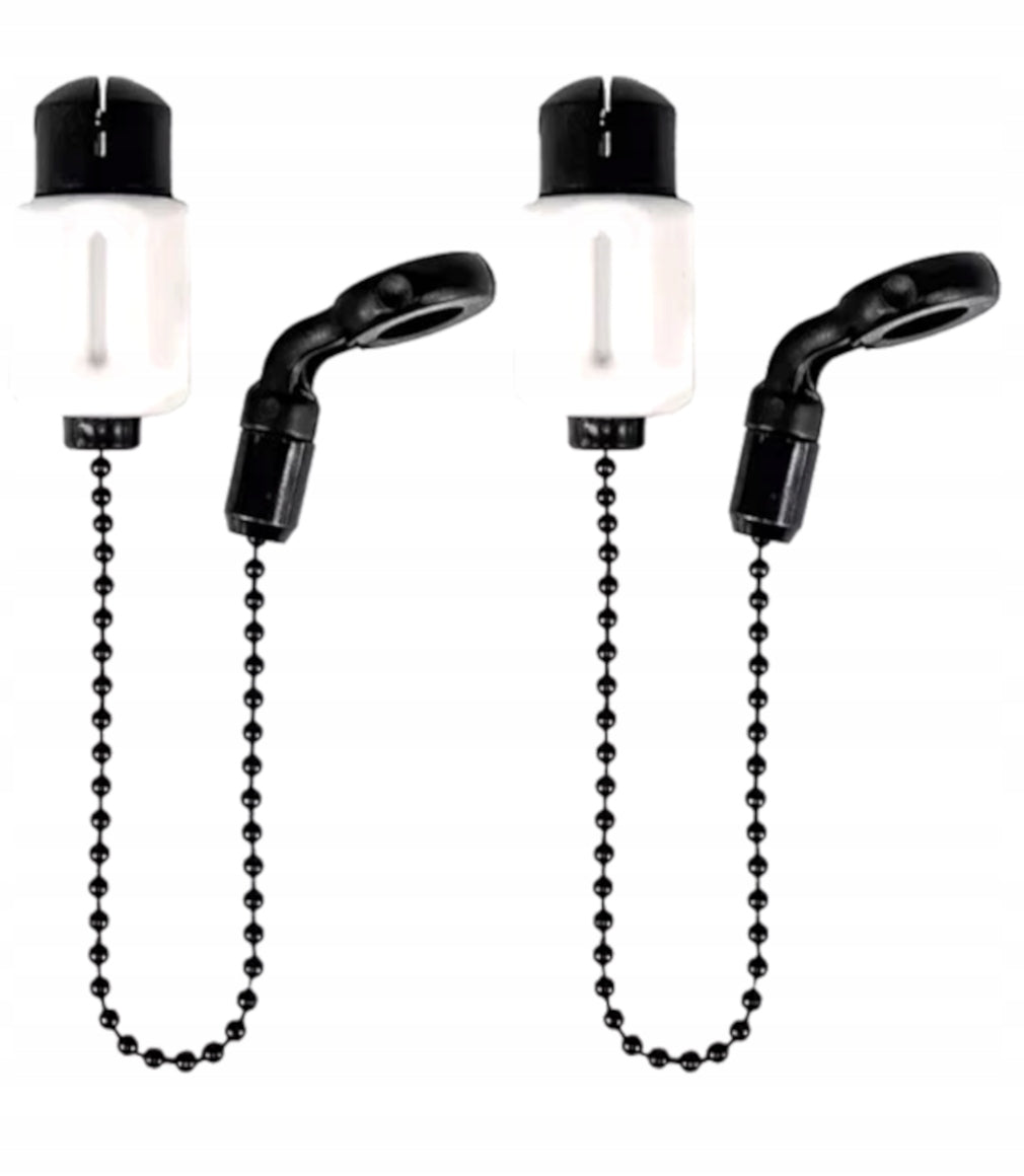 Hirisi bite alarm on chain hanger white for carp 20cm