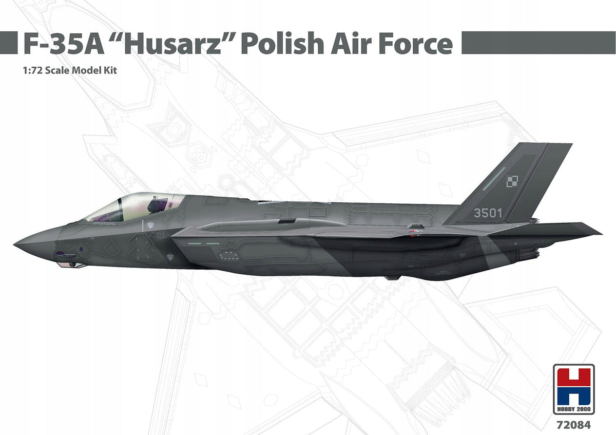 Hobby 2000 72084 1:72 F-35A Husarz Polish Air Force model Polish aircraft