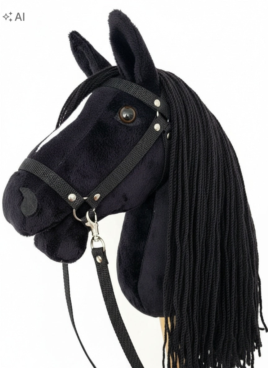 Hobby Horse Ikar Large Set (Horse on a Stick) +Black Cantar with Lead+Apple Brand no brand