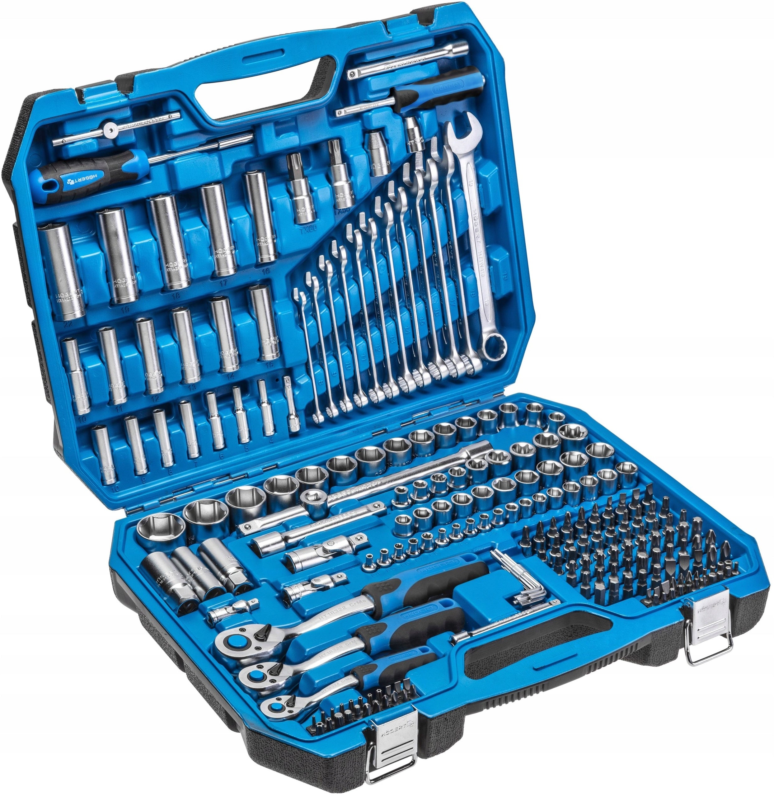 Hogert HT1R444 tool set socket wrench socket set 222 pcs Manufacturer code HT1R444