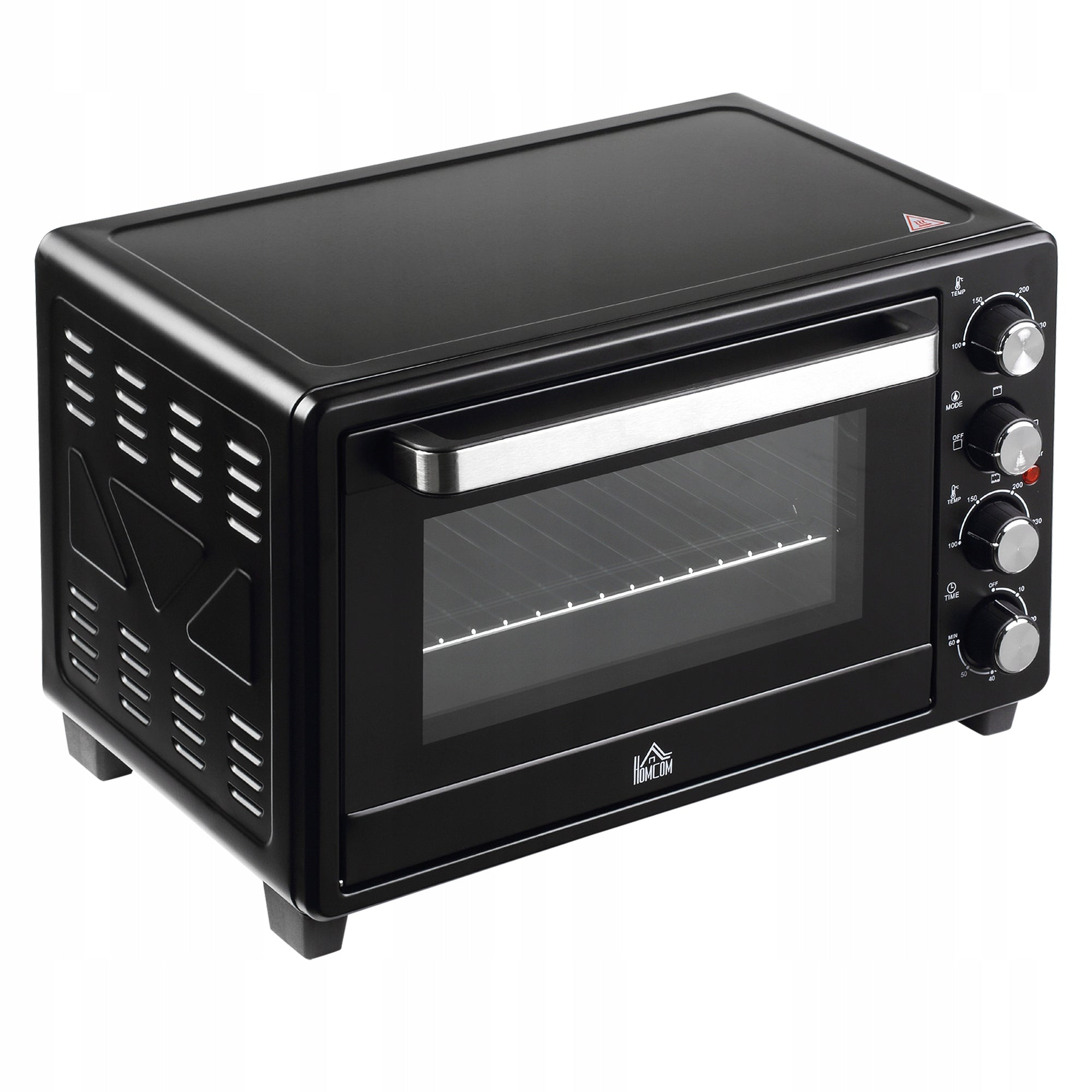 Homcom Mini oven 32L, grill, sheet metal, 3 modes, black