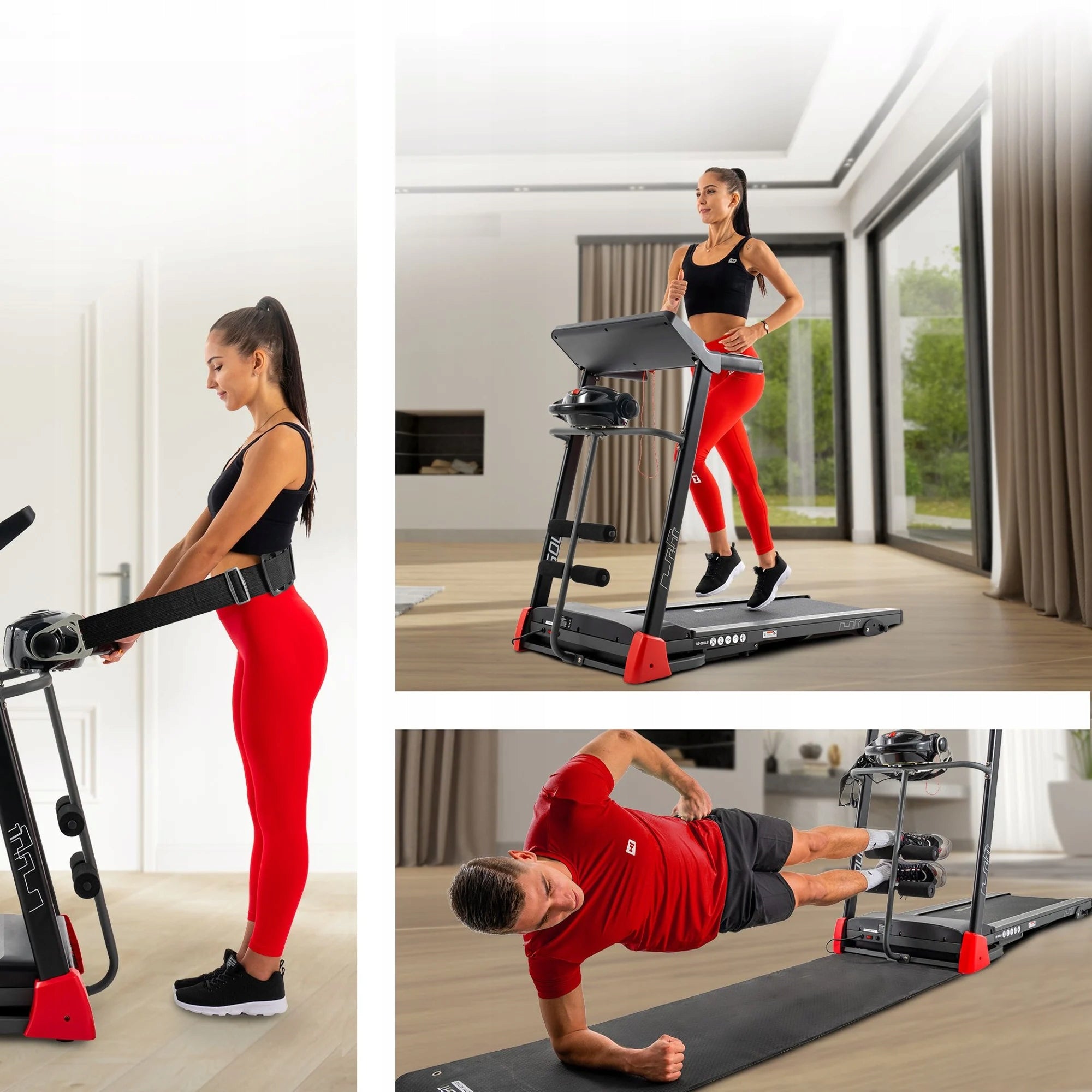 Home Electric Treadmill 3in1 Massager Folding Angle Adjustment Slope Packaging status original