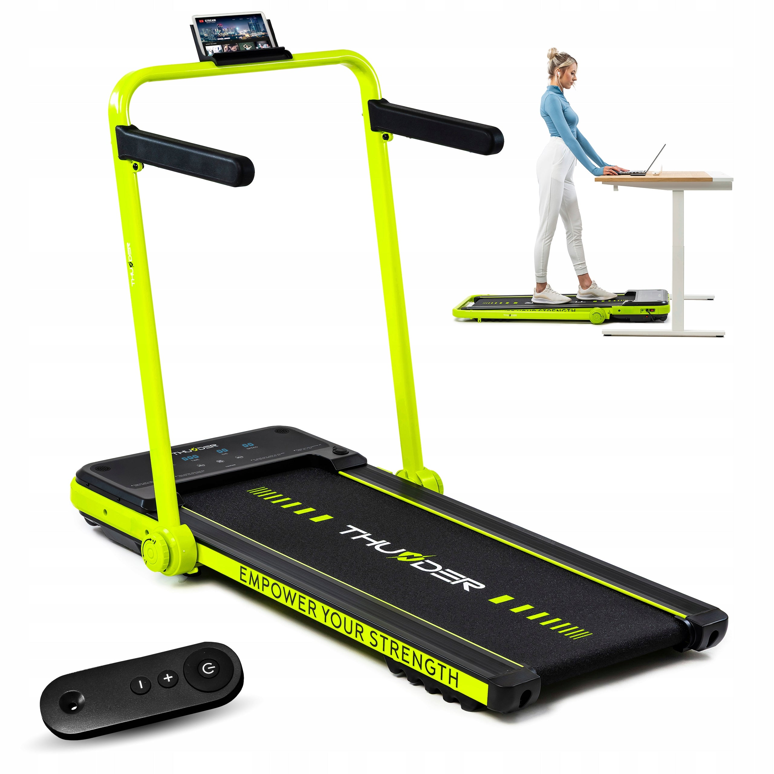 Home Electric Treadmill Folding 12 km/h Under Bed LCD Remote Control App