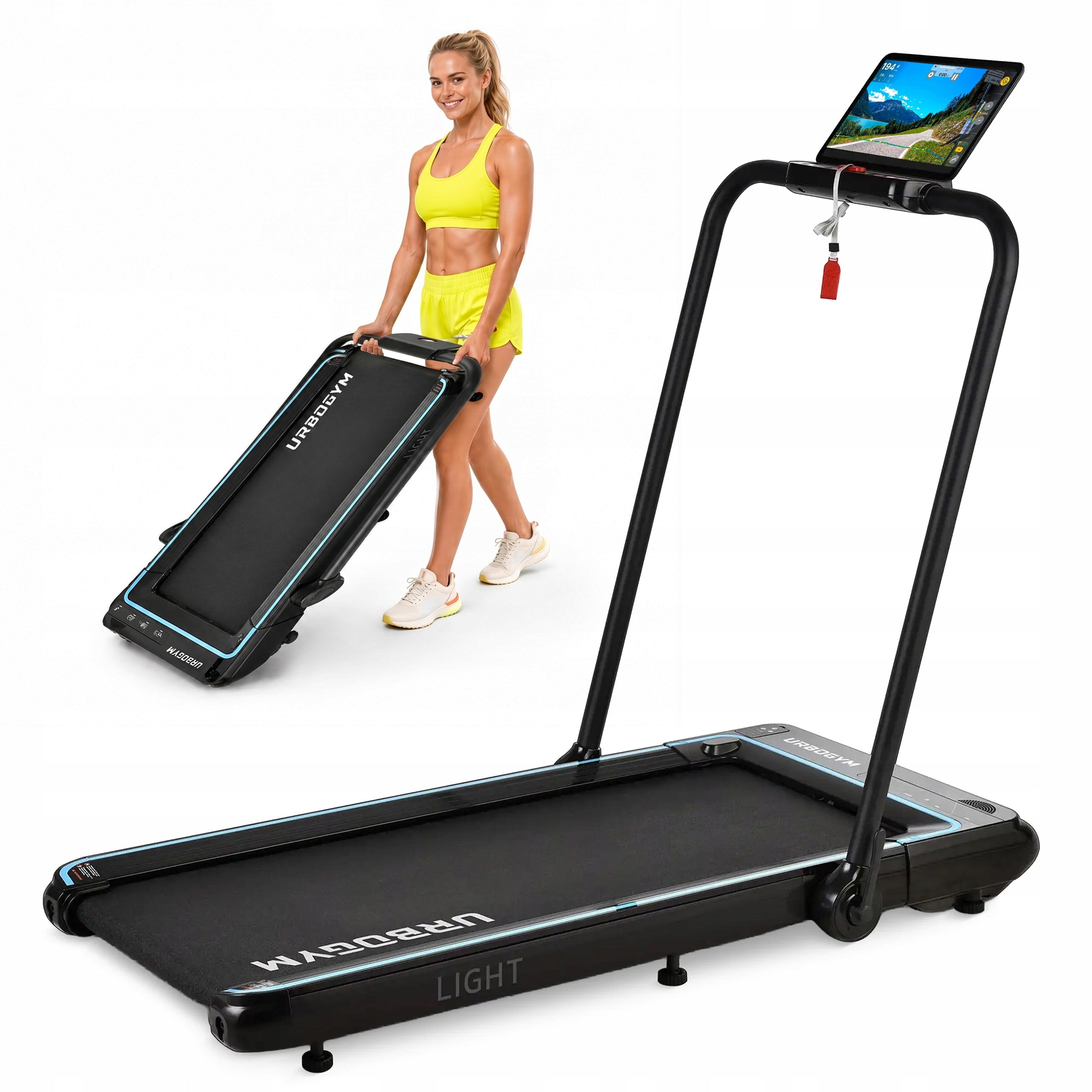 Home Electric Treadmill Folding For Walking Running 12KM/H LIGHT