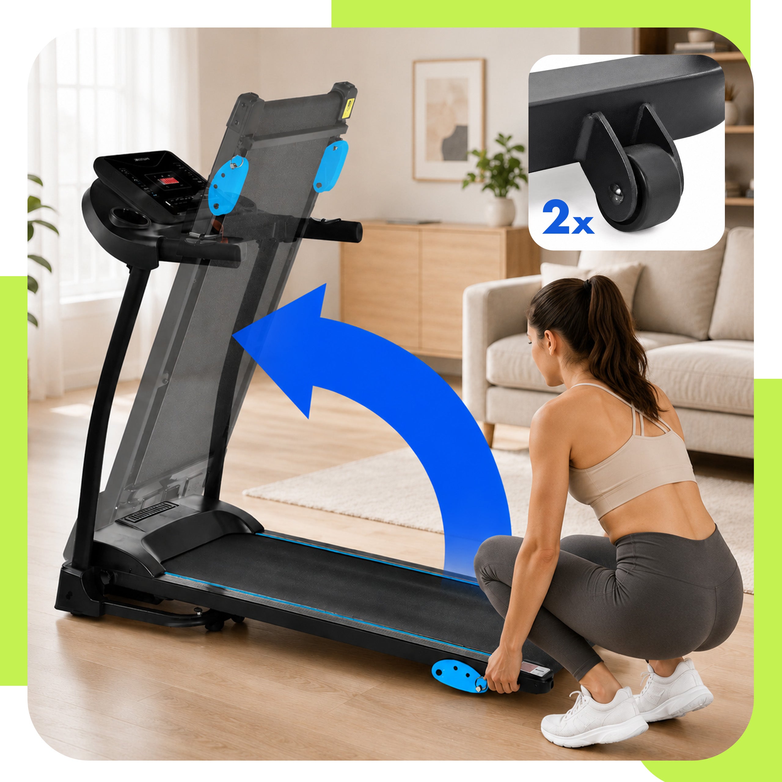 Home Electric Treadmill Folding Tilt Angle Adjustment URBOGYM V450 Packaging status original