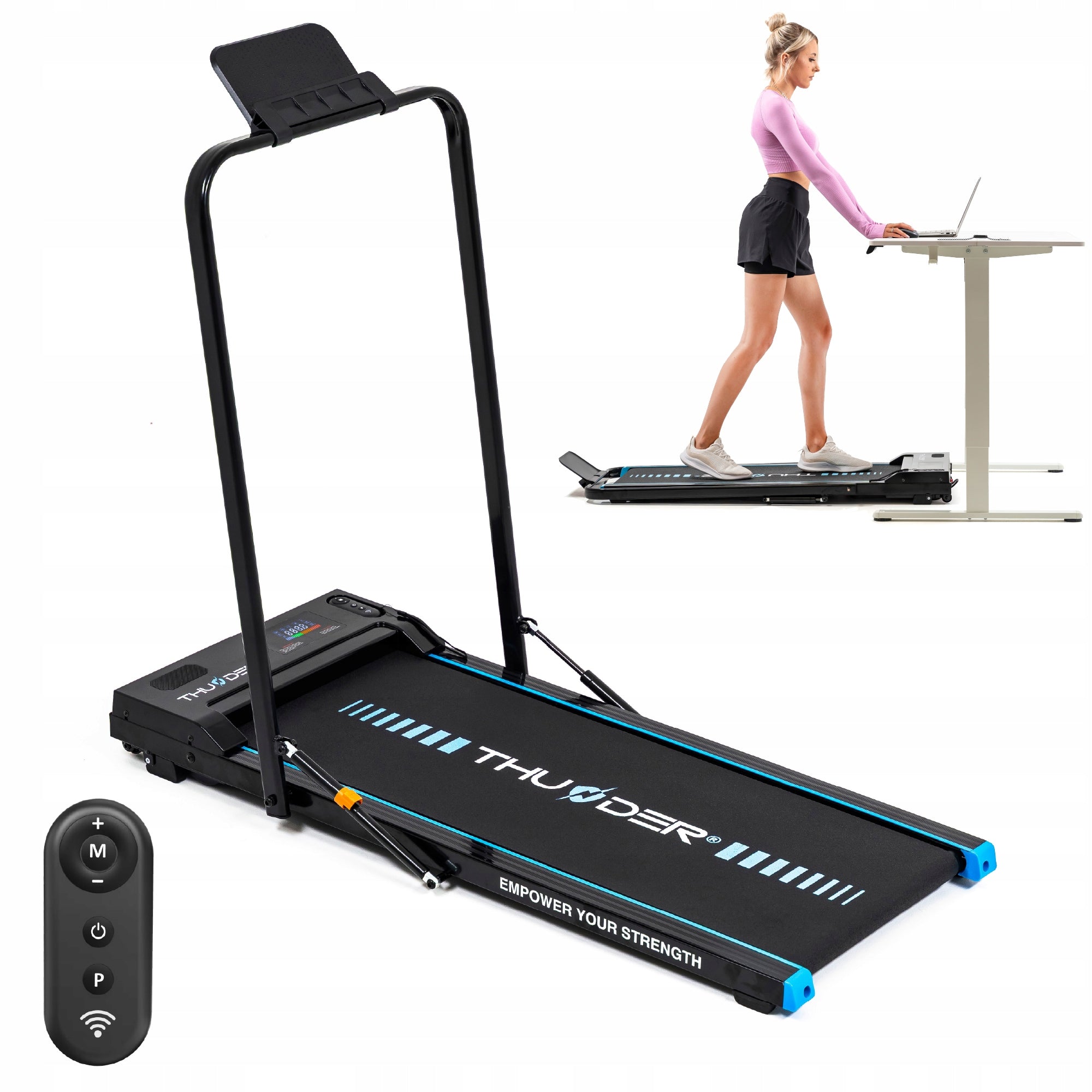 Home Electric Treadmill Folding Under Bed 1-8km/h VIVA THUNDER