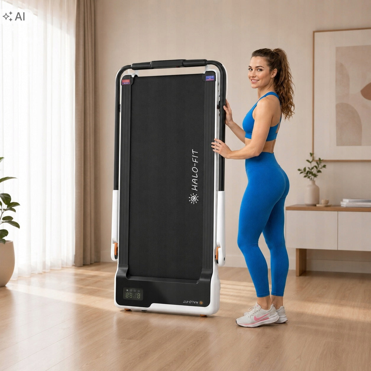 Home Electric Treadmill Folding Under Bed Running Large Belt 12Km/h Manufacturer code HF-1106F