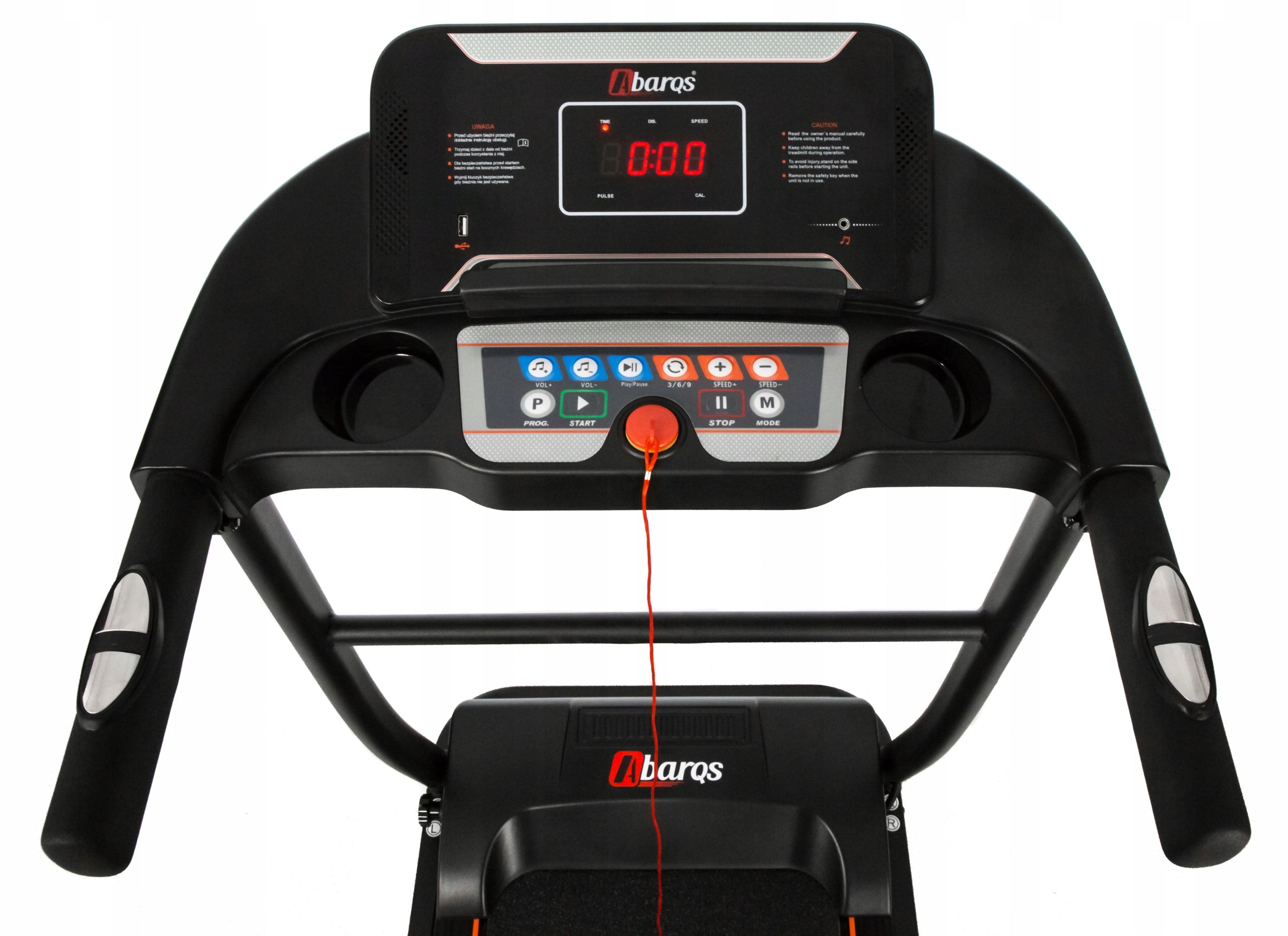Home Electric Treadmill Training 110kg 12km/h reg. angle AbarQs Brand AbarQs