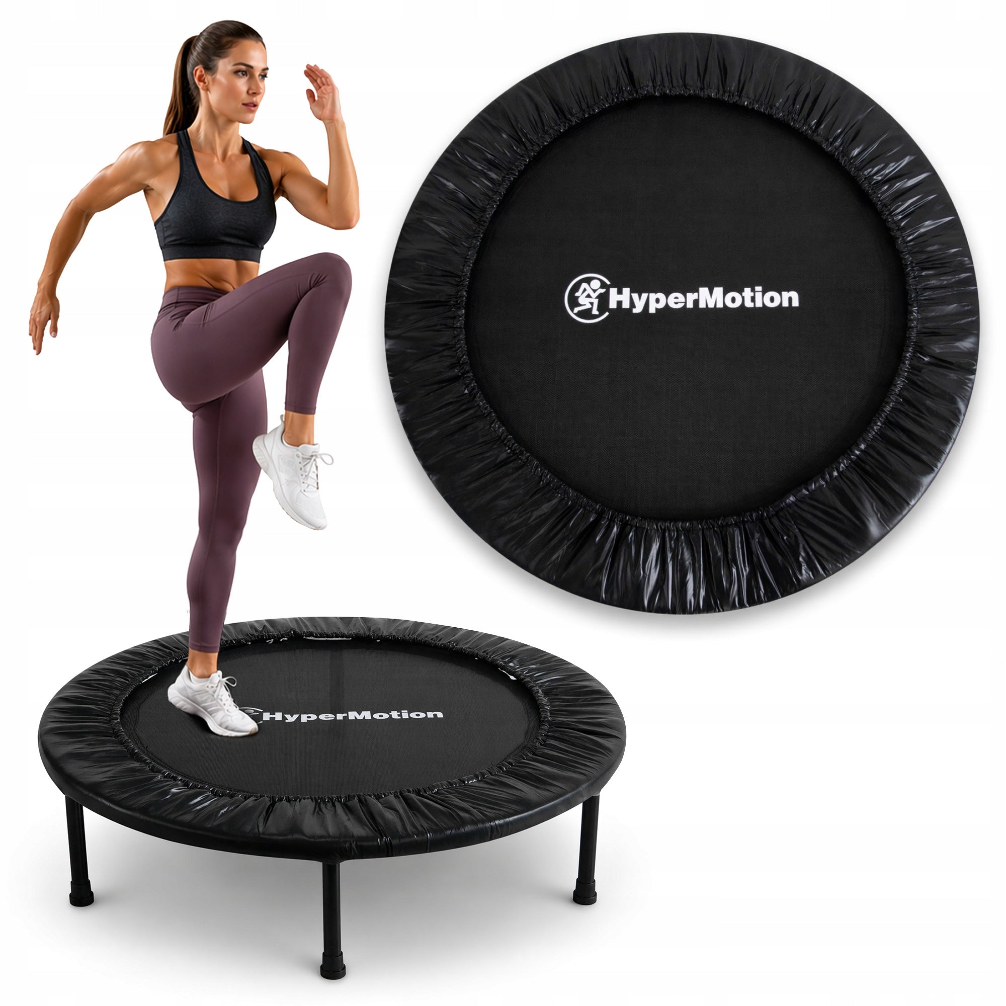 Home Fitness Trampoline 91 cm - Black