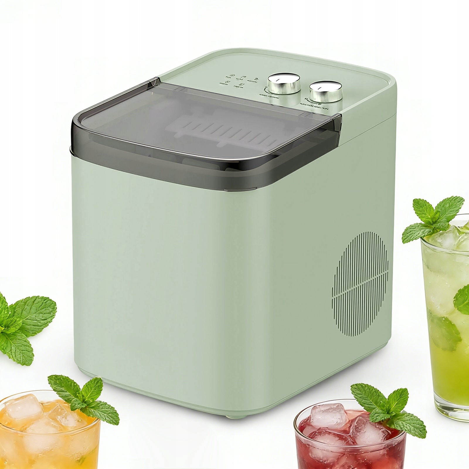 Home Ice Maker Fast Ice Machine 12kg/24h Self Cleaning Manufacturer code PDD