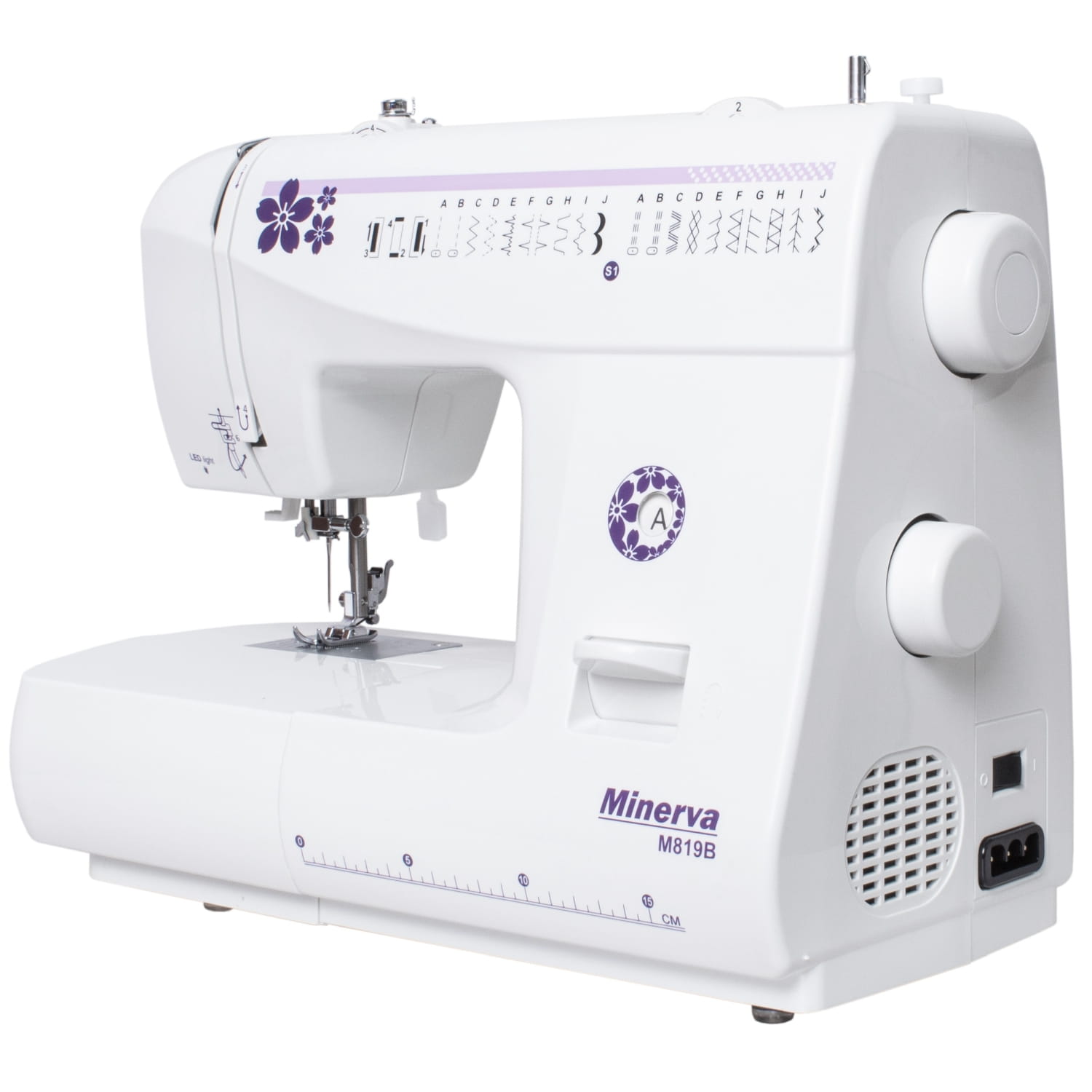 Home Mechanical Sewing Machine Minerva M819B Brand Minerva