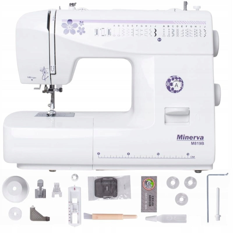Home Mechanical Sewing Machine Minerva M819B