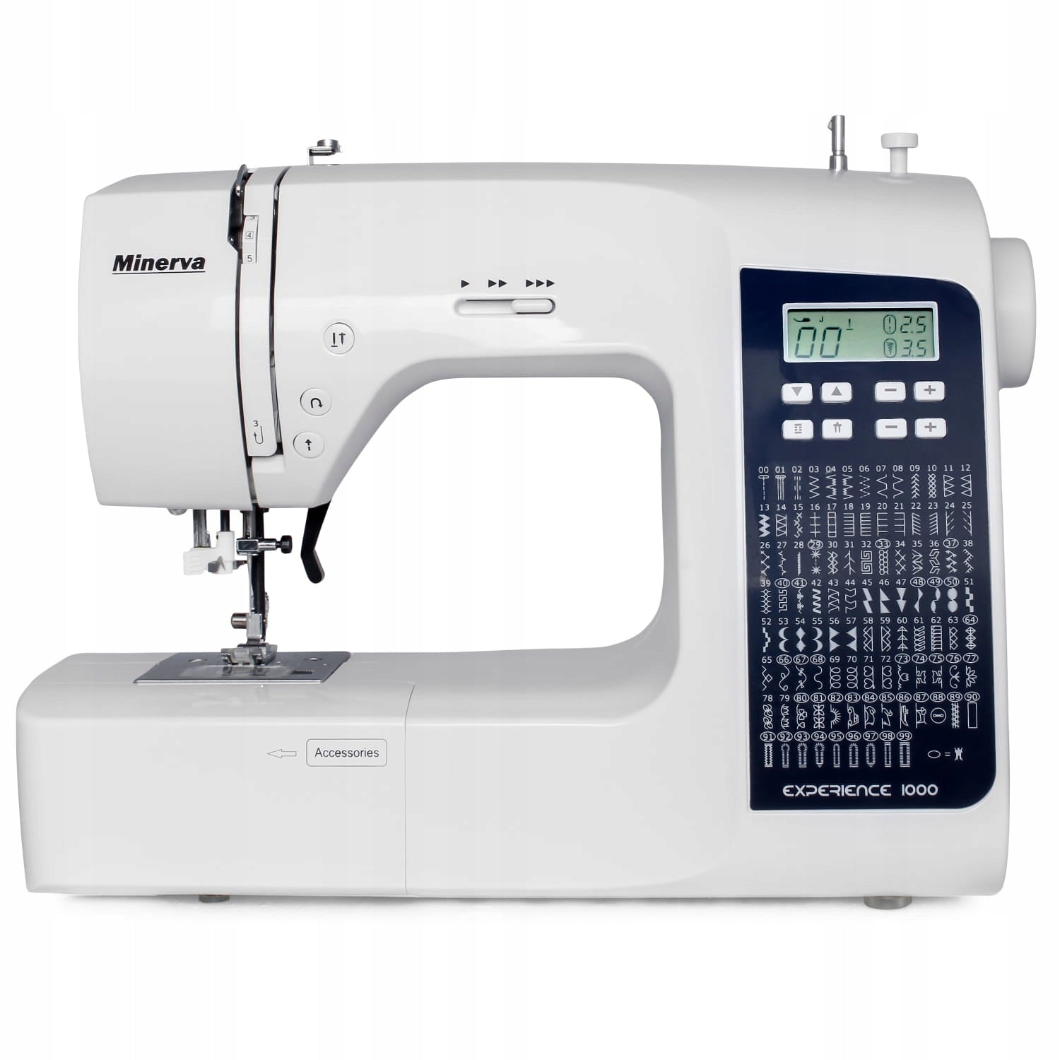 Home Sewing Machine Minerva Experience 1000 Packaging status original