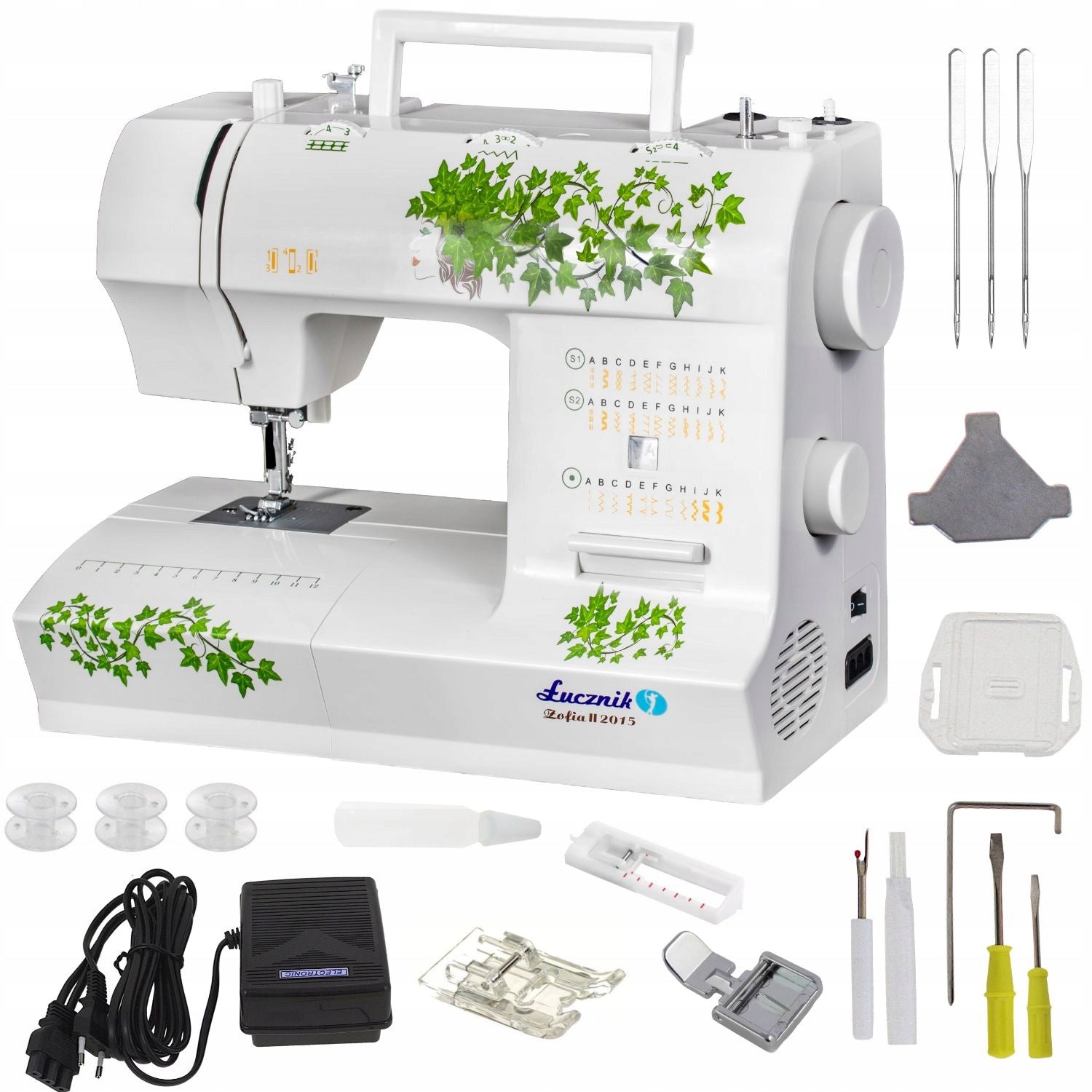 Home Sewing Machine Strong With Overlock 35 Programs Accessory Set