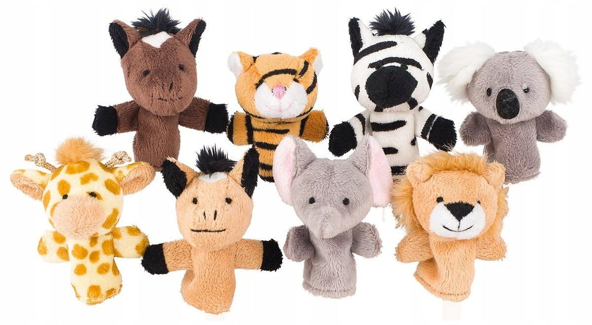 Home Theatre Goki Finger Puppets Safari Baby Toy Color multicolor