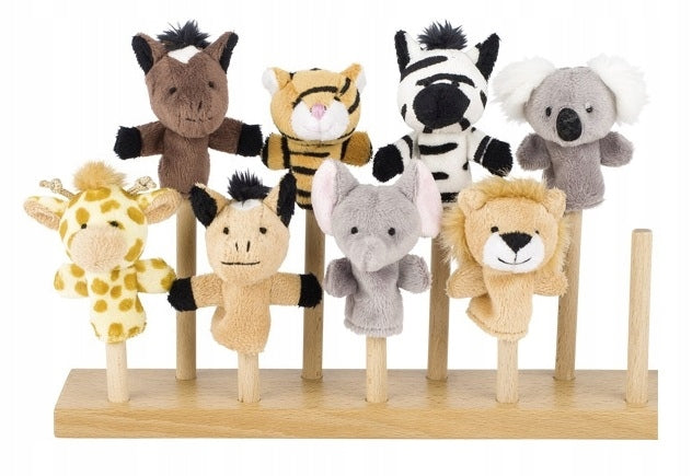 Home Theatre Goki Finger Puppets Safari Baby Toy