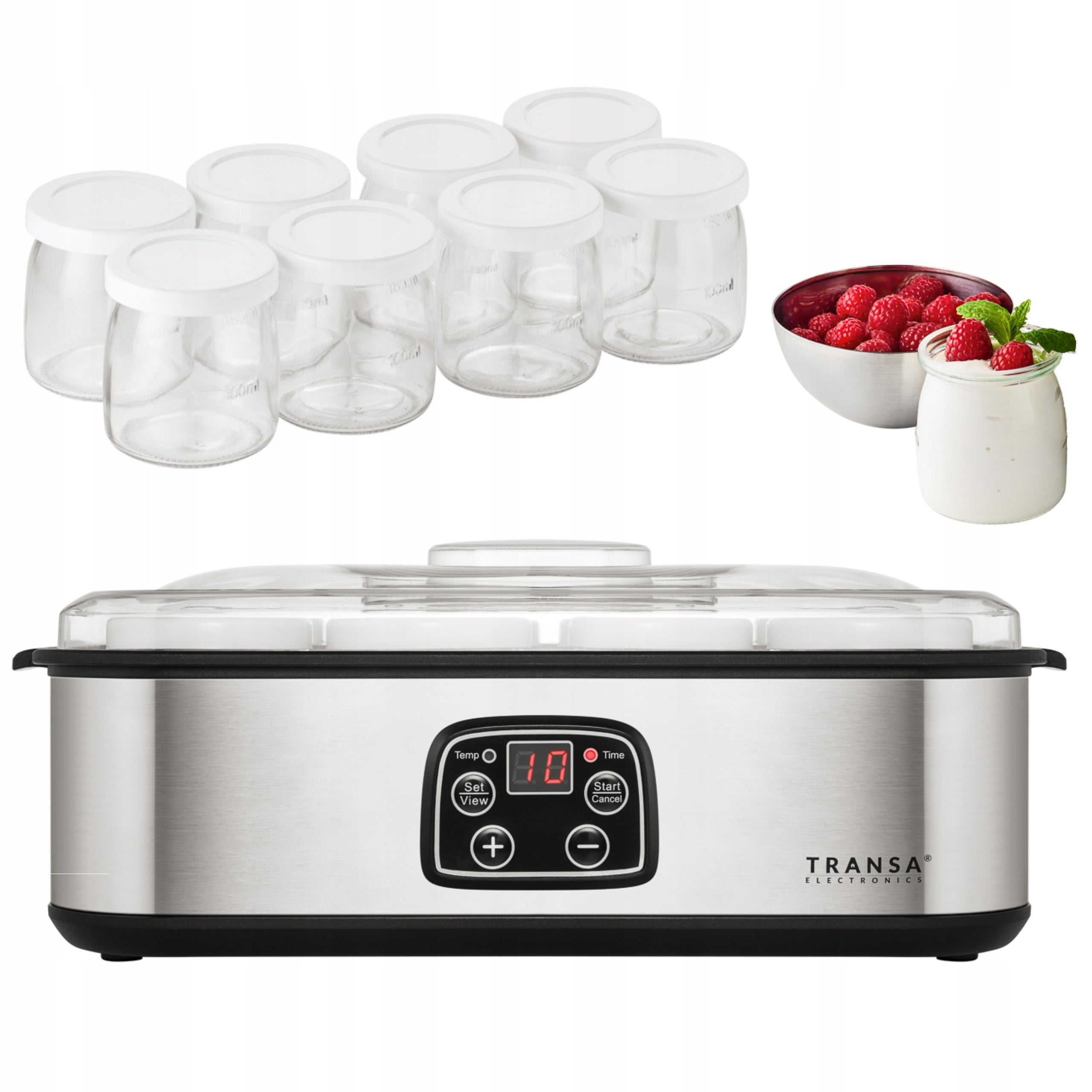 Home Yoghurt 1,4L 8 Jars TIMER TEMPERATURE CONTROL 30W