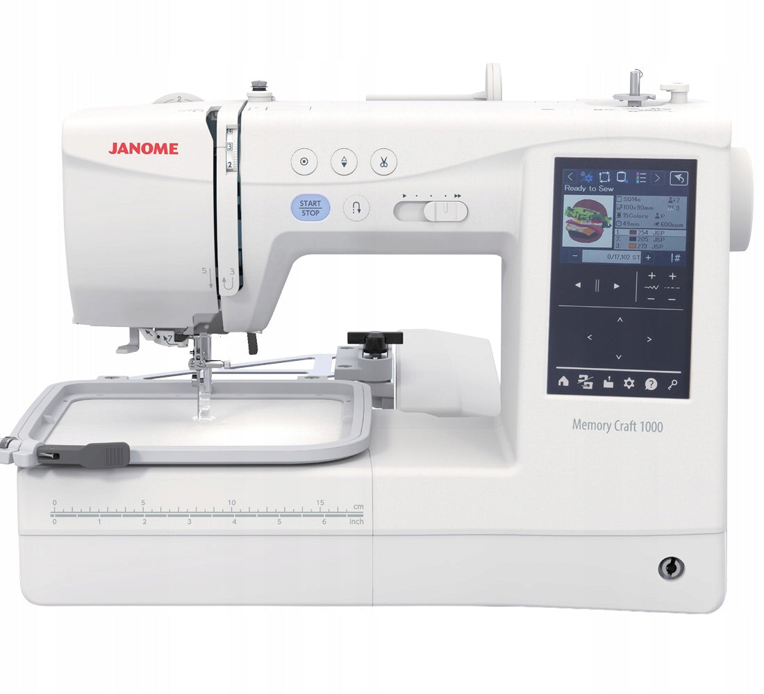 Home computer embroidery machine JANOME MC1000 with software Manufacturer code JANOME MC1000
