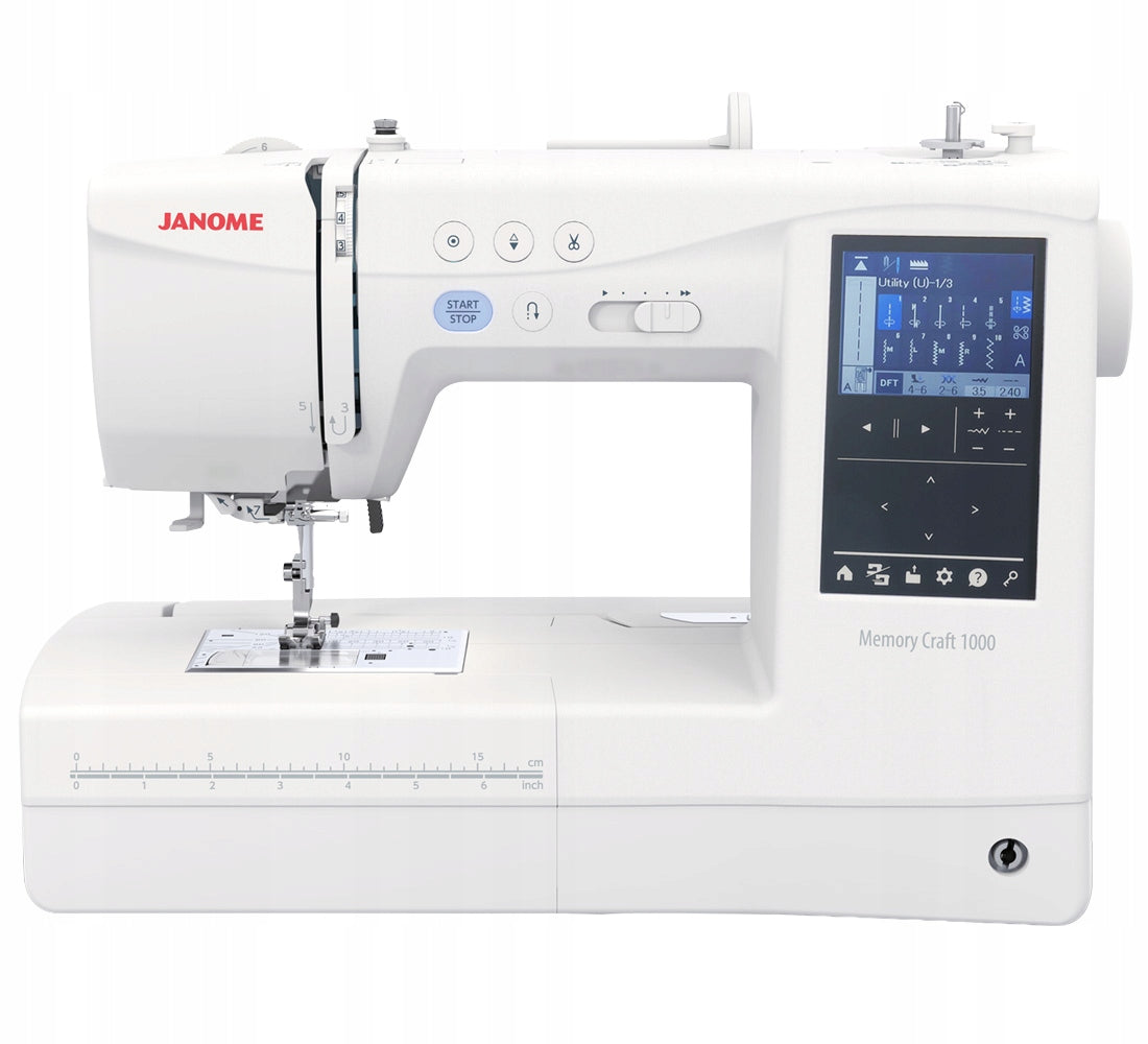 Home computer embroidery machine JANOME MC1000 with software Packaging status original