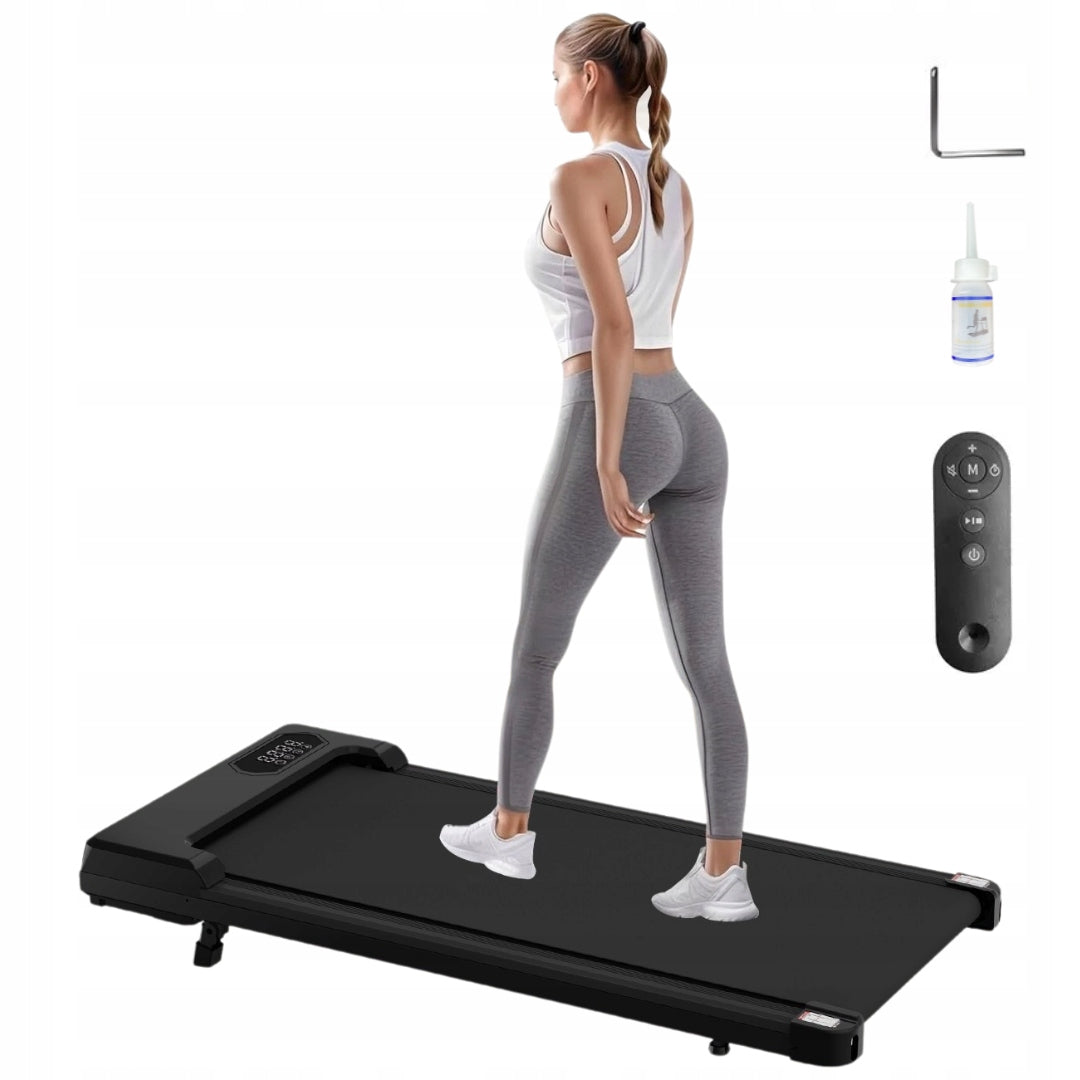 Home electric treadmill 1-8 km/h under the bed LARGE DISPLAY
