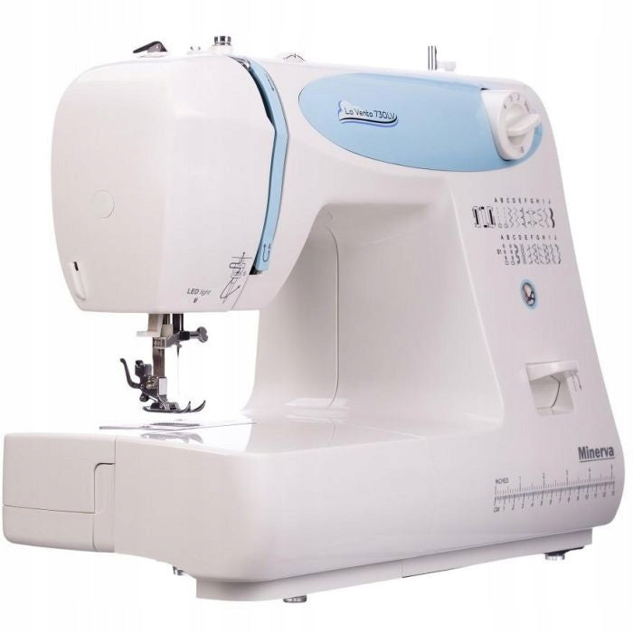 Home sewing machine mechanical 19 stitches Minerva LaVento 730LV Brand Minerva