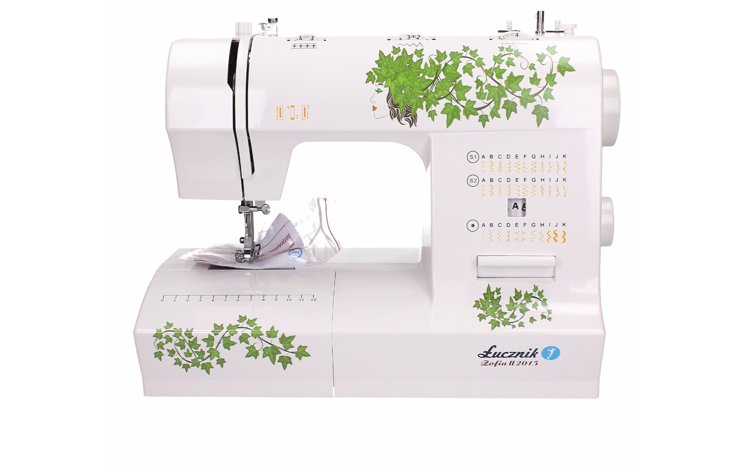 Home sewing machine mechanical 35 stitches Łucznik 2015 Zofia II Hook swing