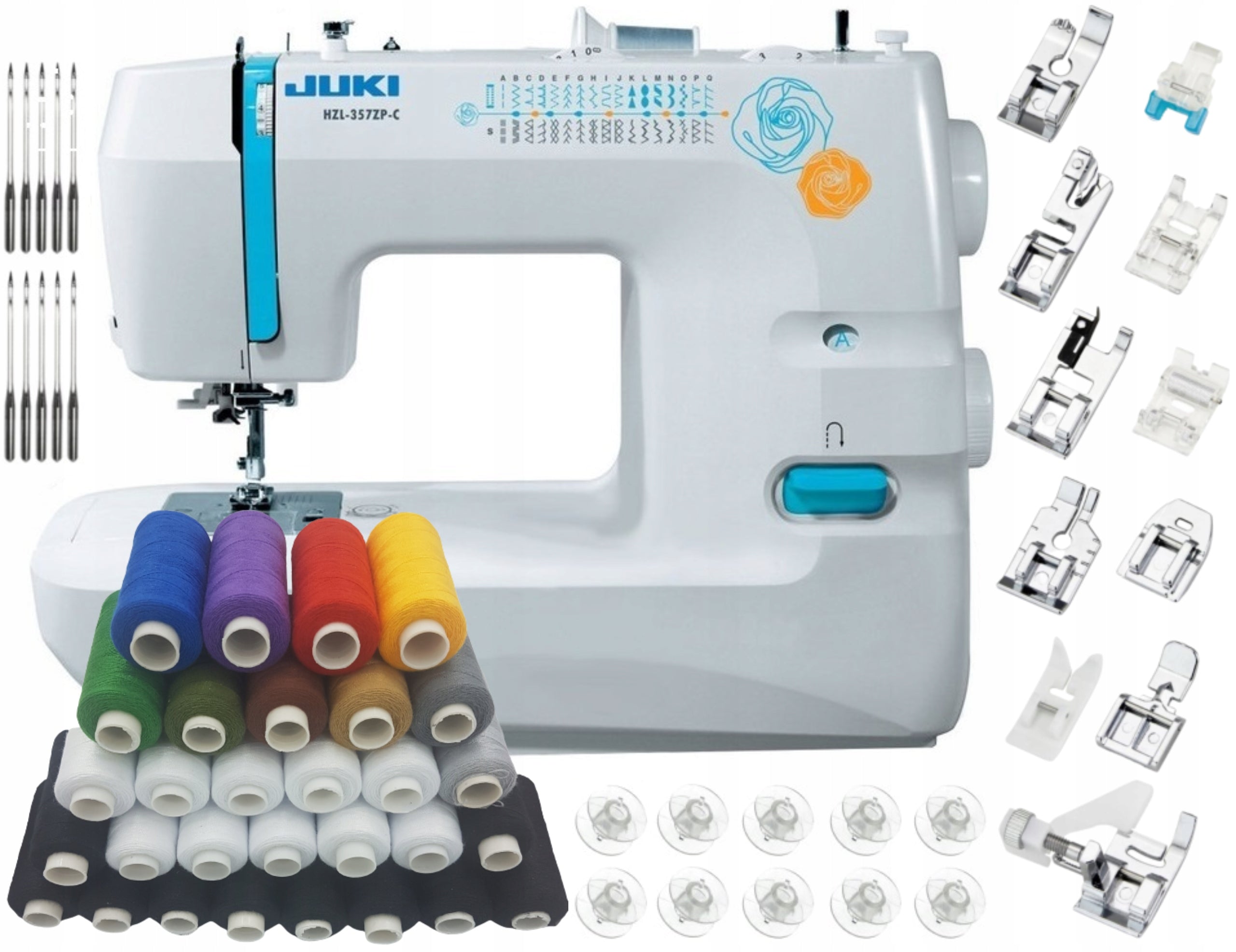 Home sewing machine mechanical strong JUKI HZL-357 ZP-C + FREEBIES