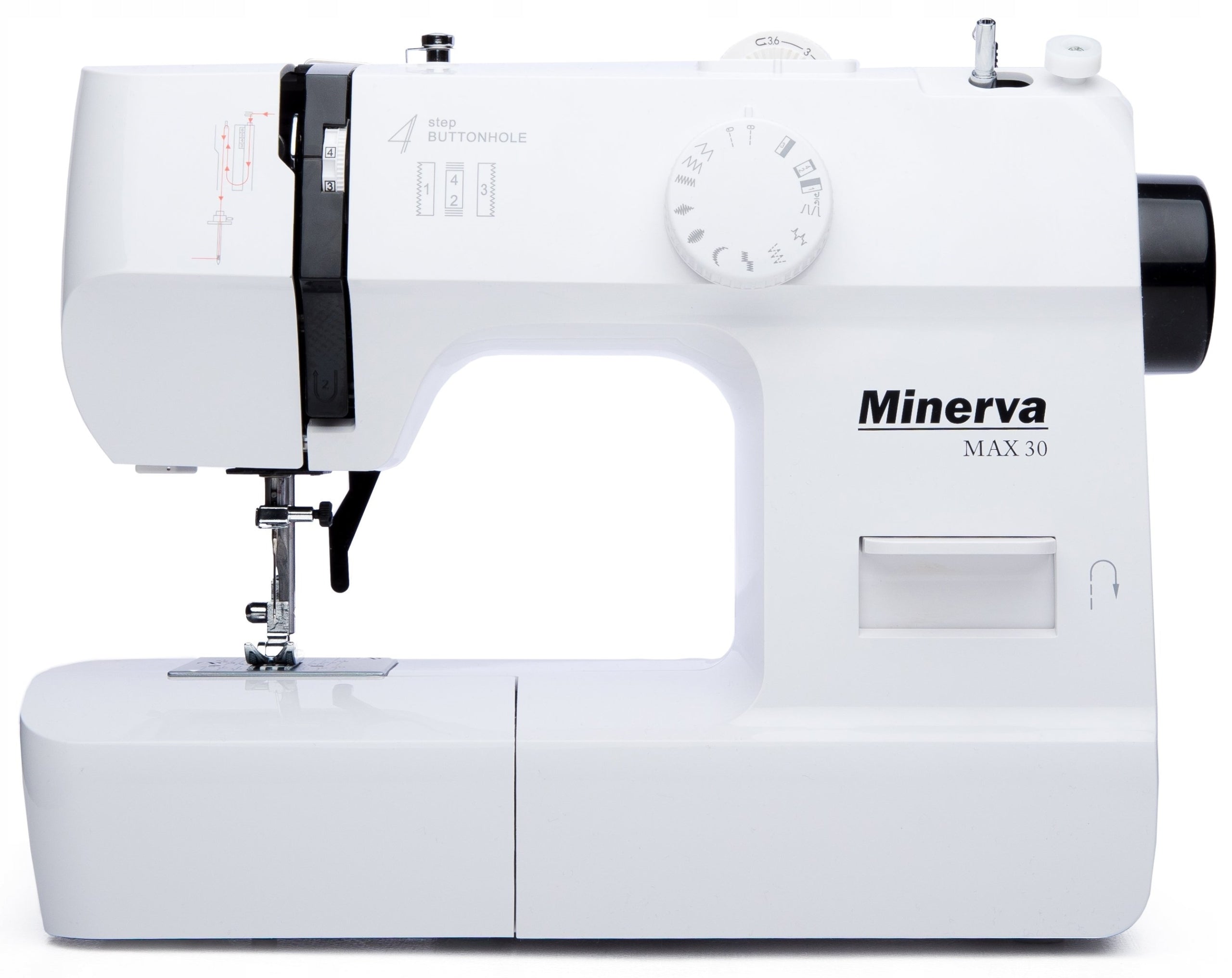 Home sewing machine mechanical strong Minerva MAX30 for beginners