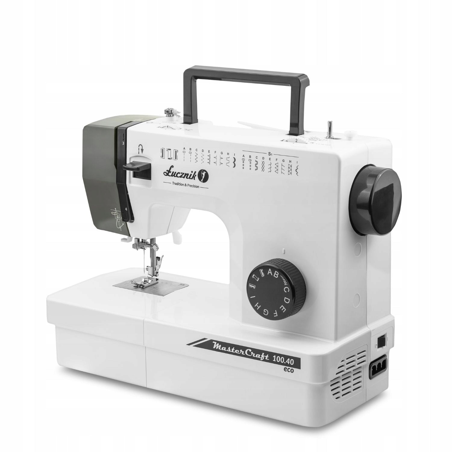 Home sewing machine metal body Łucznik Master Craft 100.40 eco Hook swing