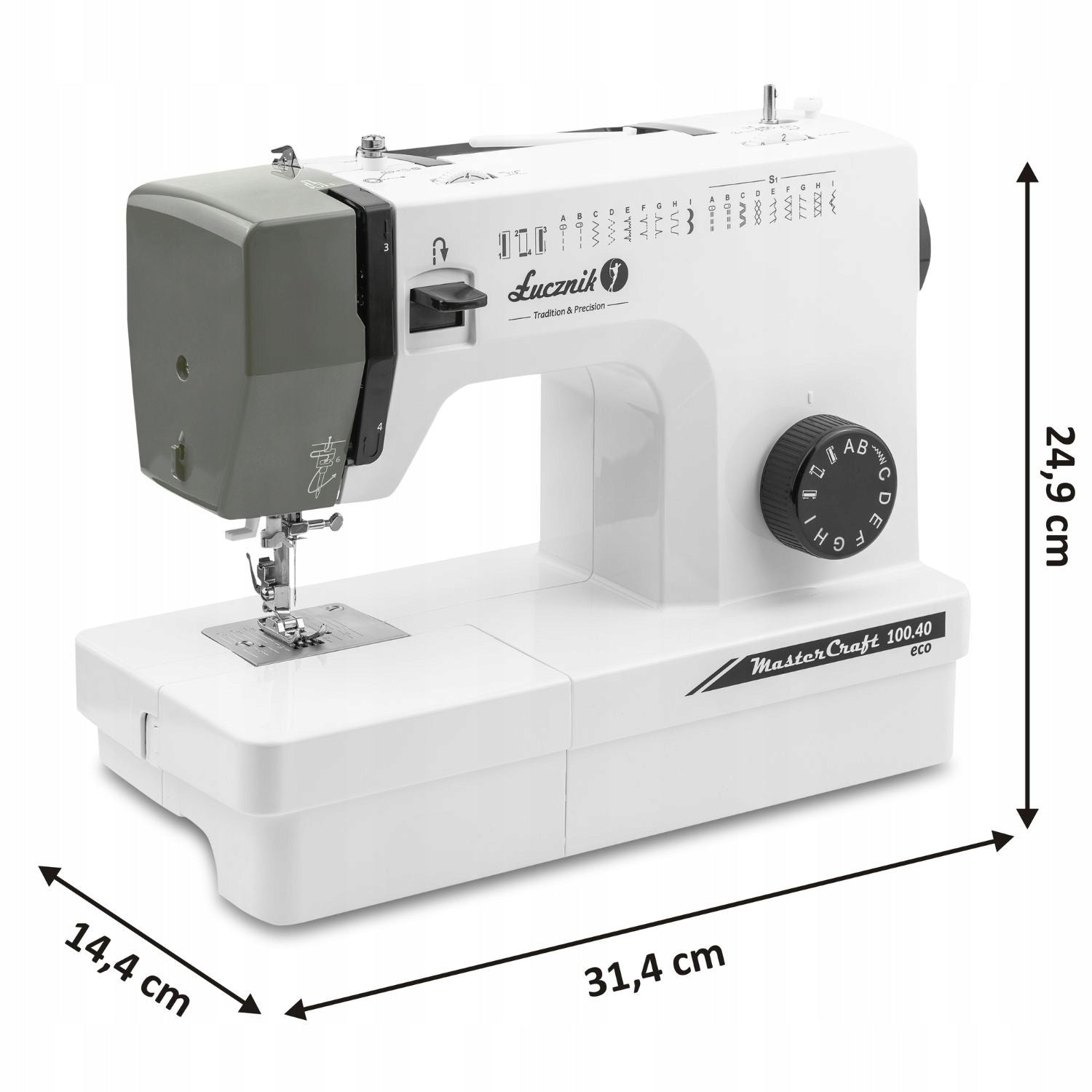 Home sewing machine metal body Łucznik Master Craft 100.40 eco Model Master Craft 100.40 eco