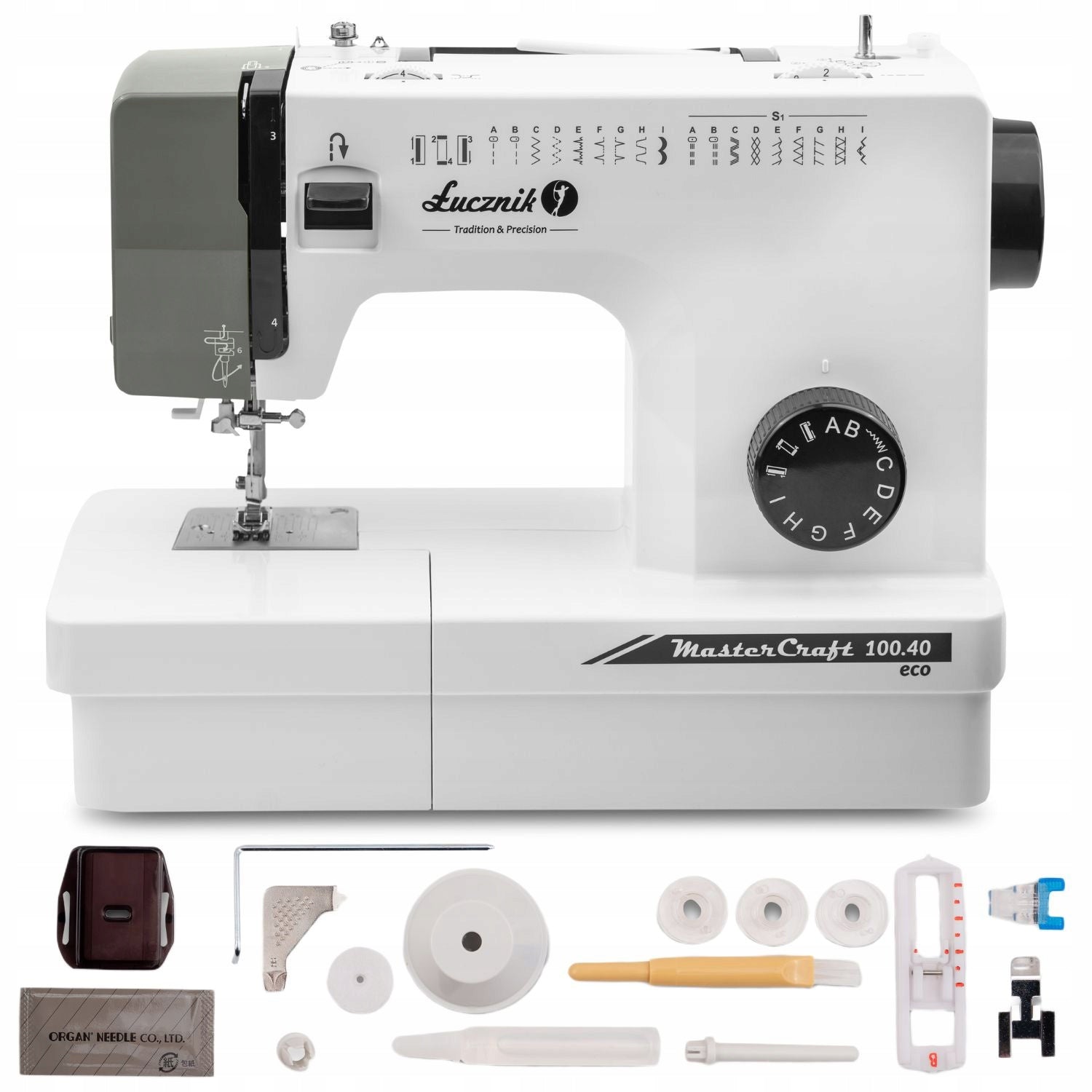 Home sewing machine metal body Łucznik Master Craft 100.40 eco