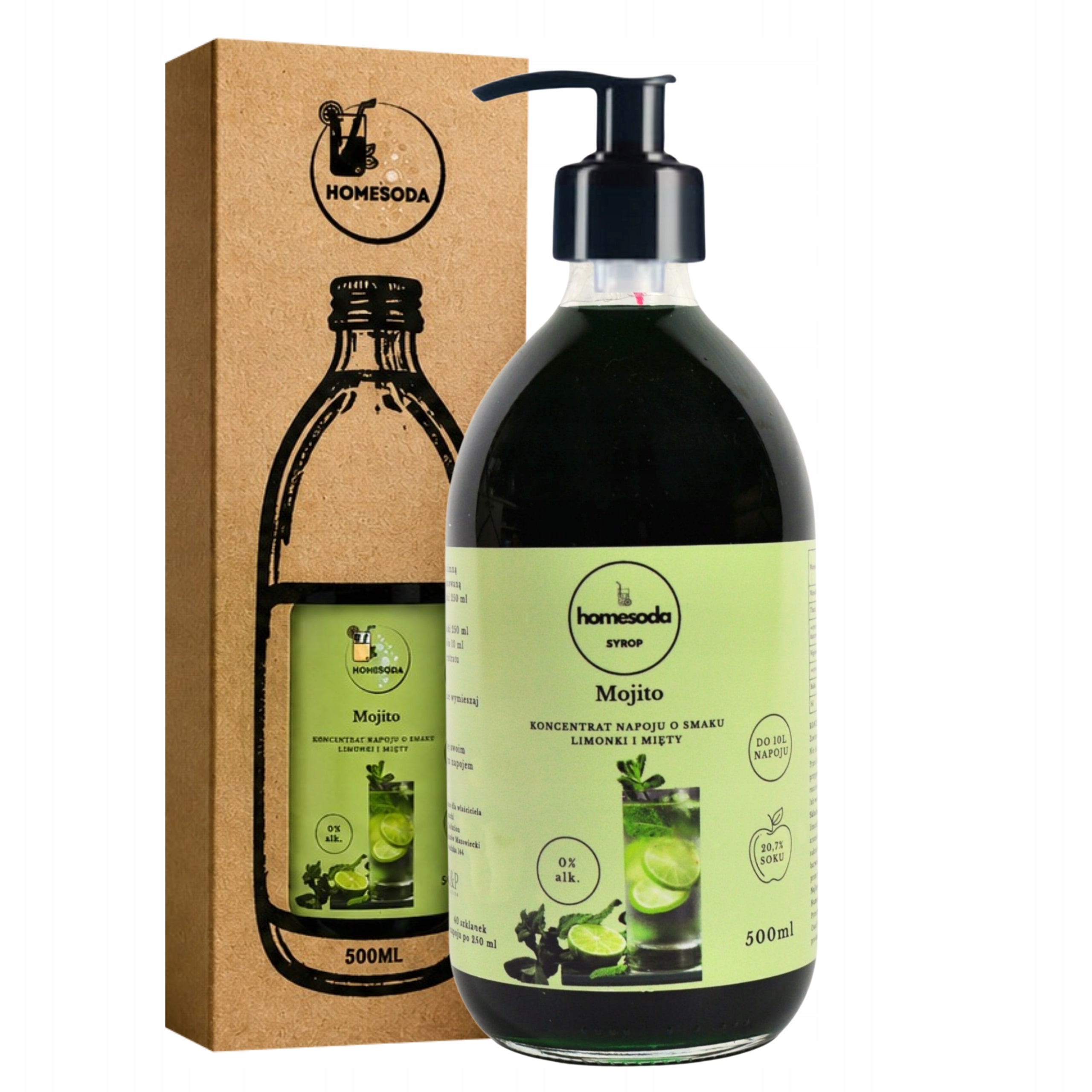 HomeSoda Drink Mojito Mohito Concentrate for Saturator SodaStream