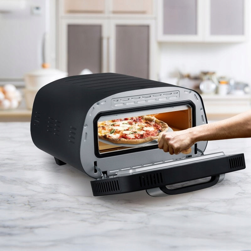 Homemade pizza oven 430°C 2200W Schneider Pierre de Feu Black Packaging status original