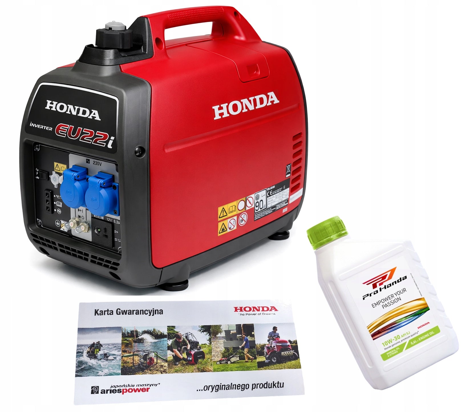 Honda Generator set EU22I inverter – power always at hand Manufacturer code EU22i
